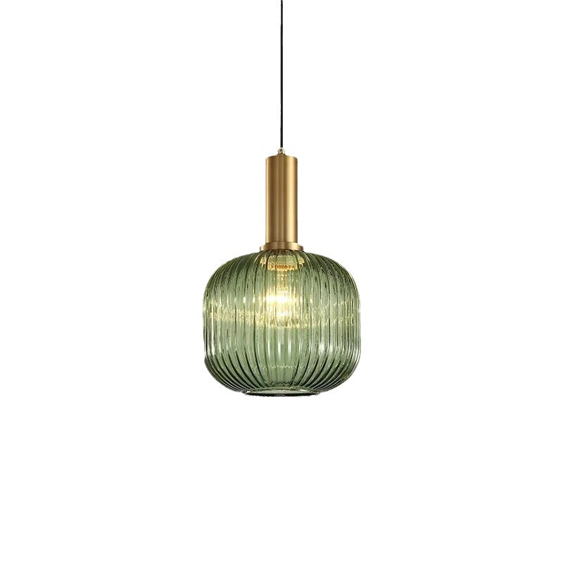 Retro Tinted Glass Pendant Light | Nordic Style, E27