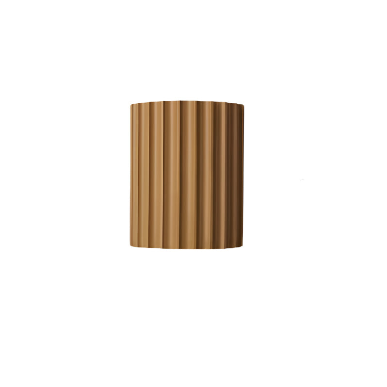 Nordic Resin Wall Light | Sculptural Wave Shade, Warm Glow