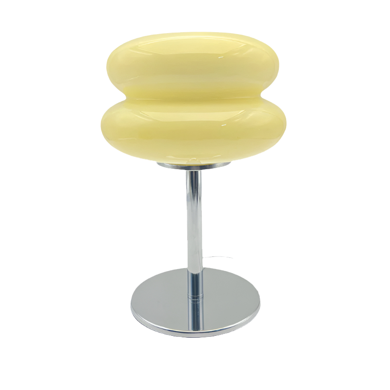 Cloud Glass Table Lamp | Retro G9 Design, Chrome Base