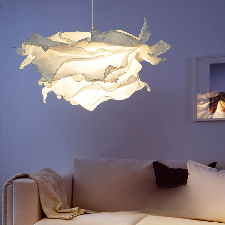 Cloud Pendant Light | Nordic Parchment Shade, Japandi Style
