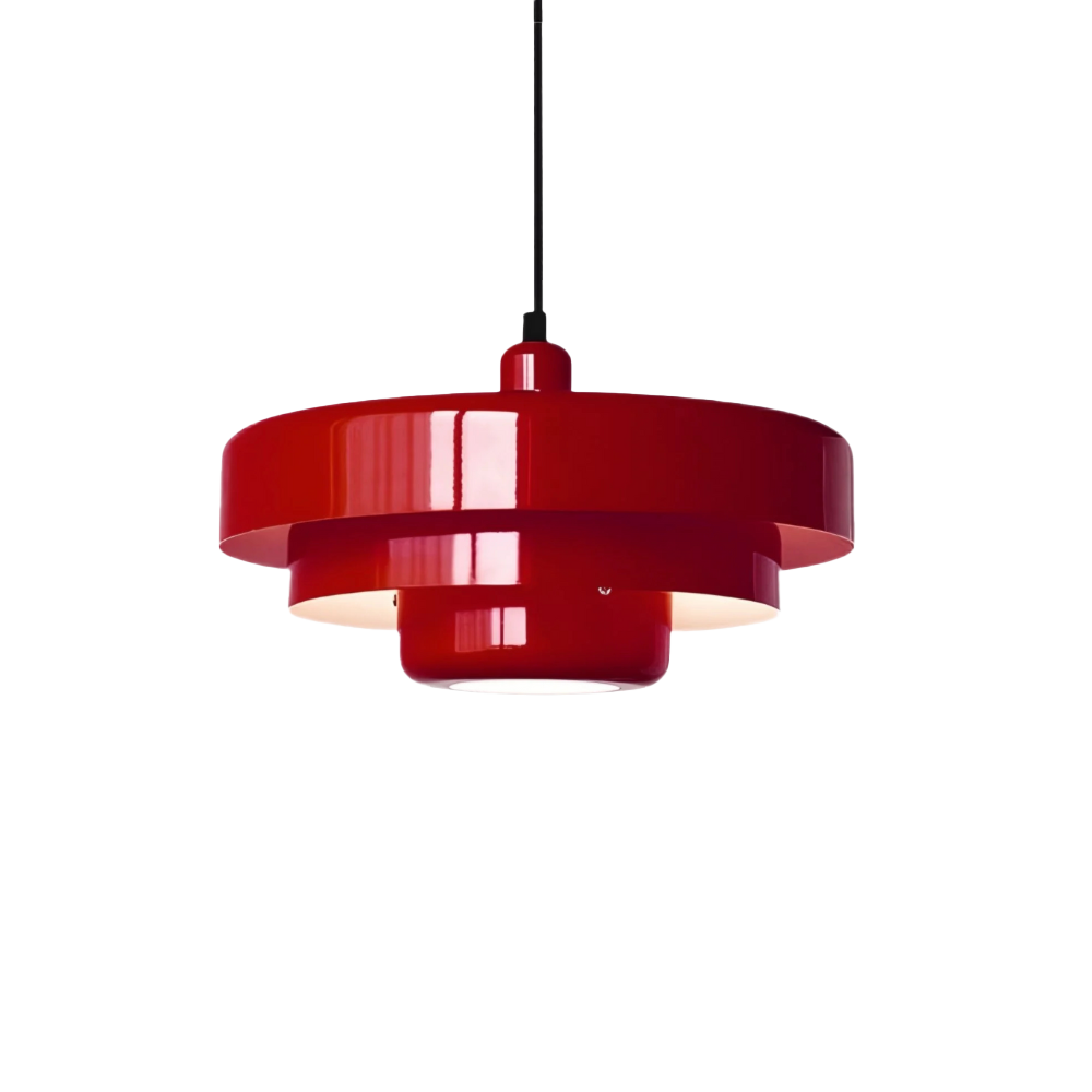 Round Metal Ceiling Light | Scandinavian Style, E27