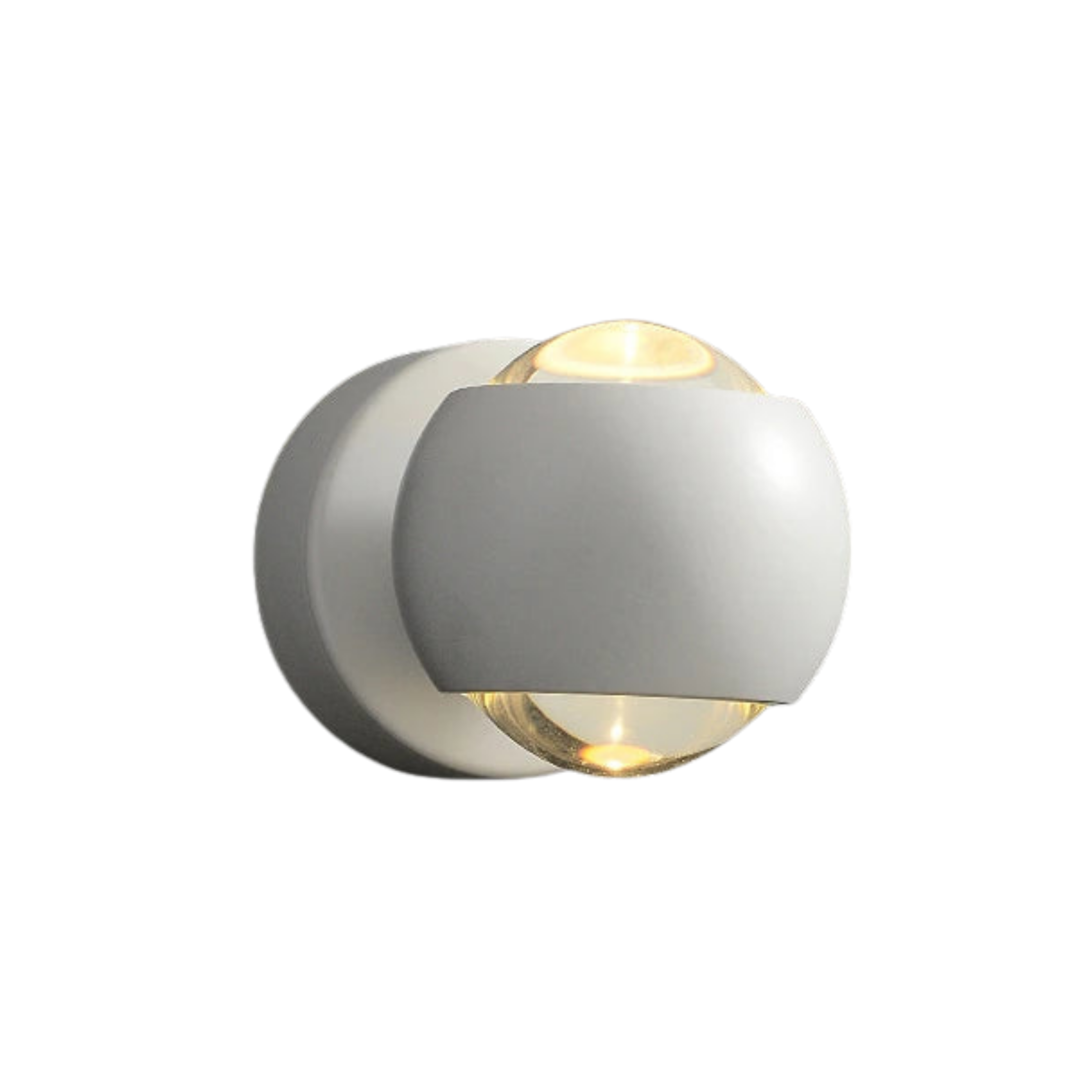 Rotating LED Wall Sconce | Up Down Light, Metal and Glass G9