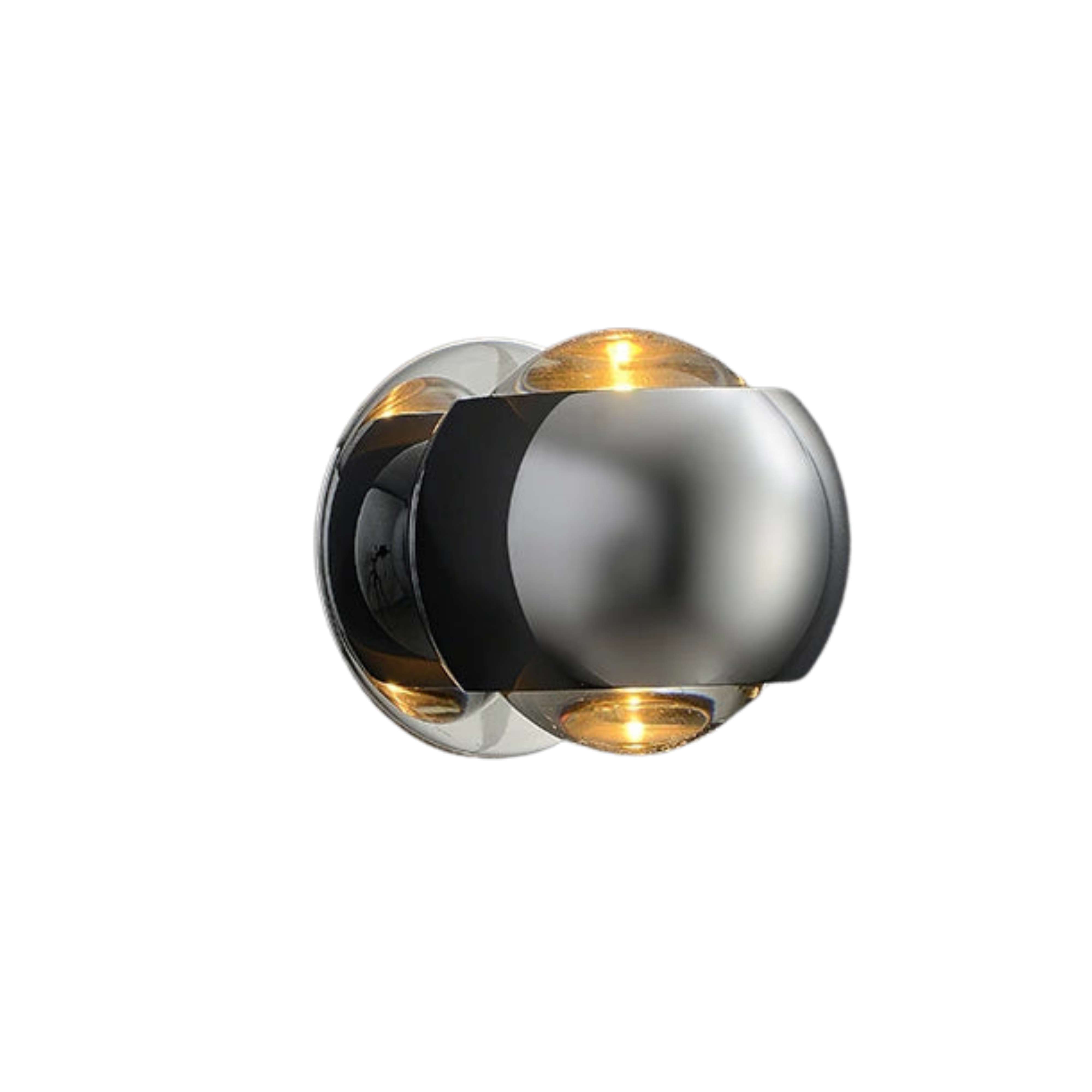 Rotating LED Wall Sconce | Up Down Light, Metal and Glass G9