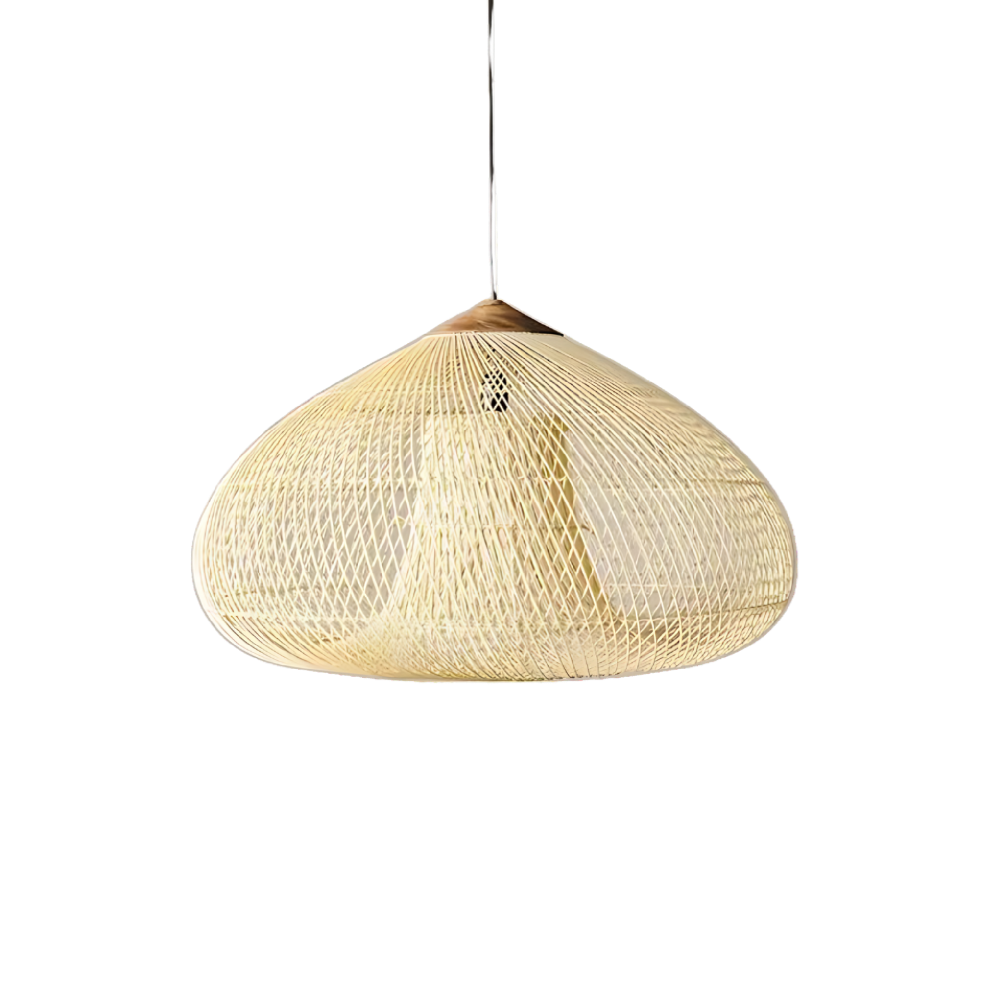 Rattan Pendant Light | Handwoven Boho, E27 Natural Fibre