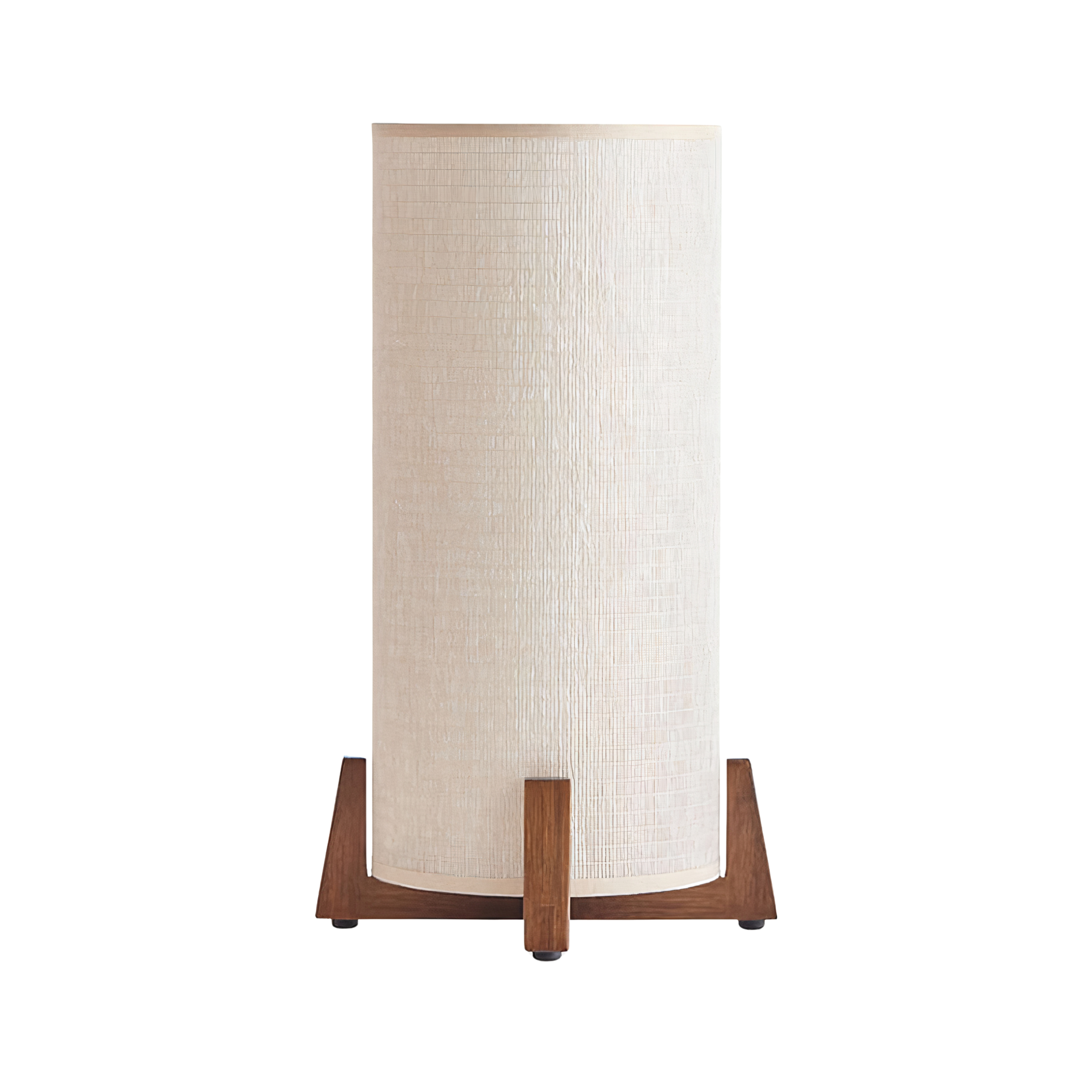 Japandi Solid Ash Table Lamp | Linen Shade, Warm Glow