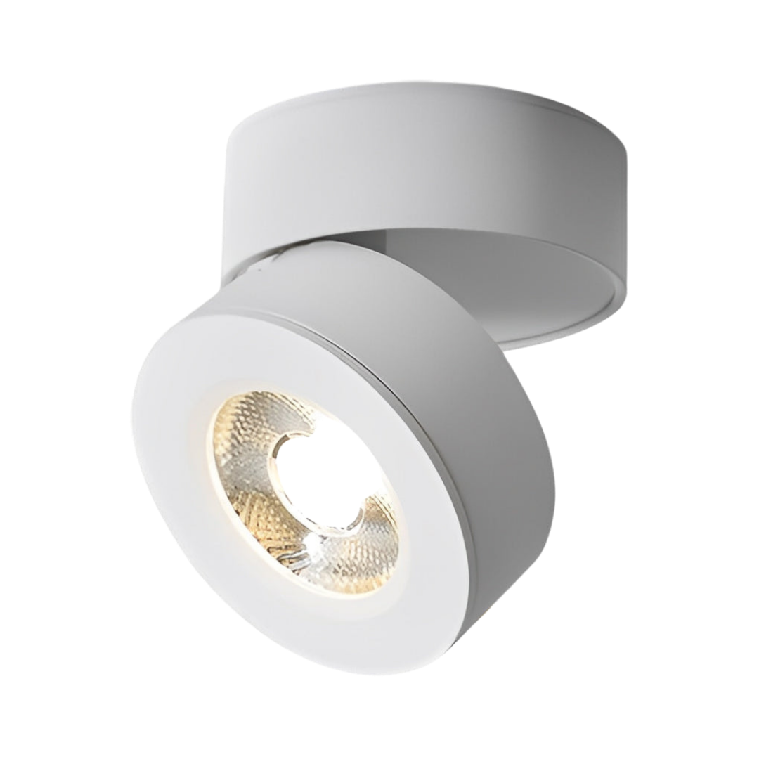 Adjustable LED Ceiling Spotlight | Surface Mount, 3000K Warm White