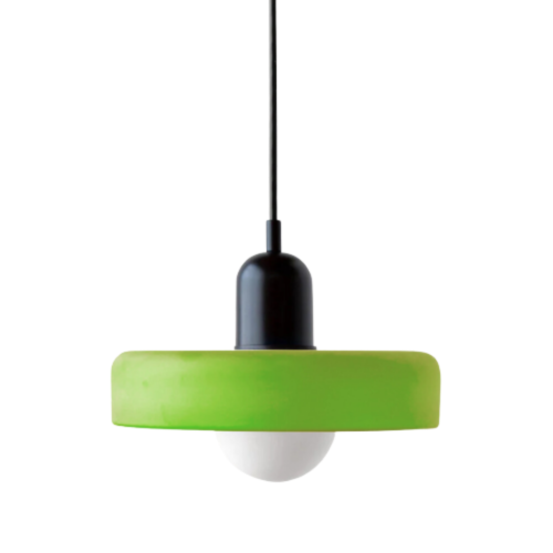 Bauhaus Glass Pendant Light | Leaded Glass, Two Sizes