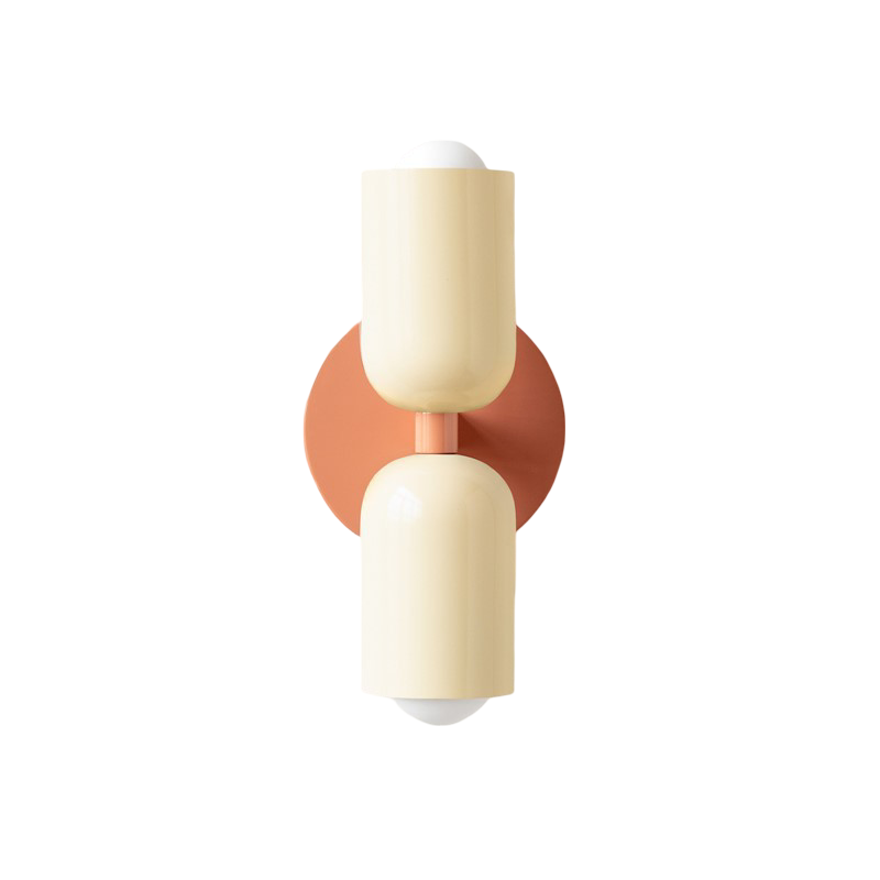 Double Head Iron Wall Sconce | Nordic Style, Up-Down Light