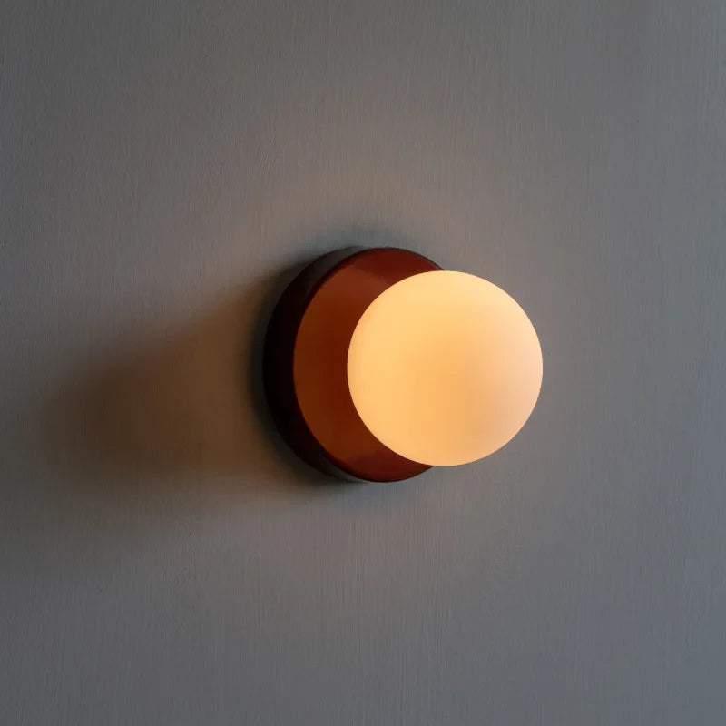 Nordic Round LED Wall Light | Scandinavian Style, G9 Warm Glow