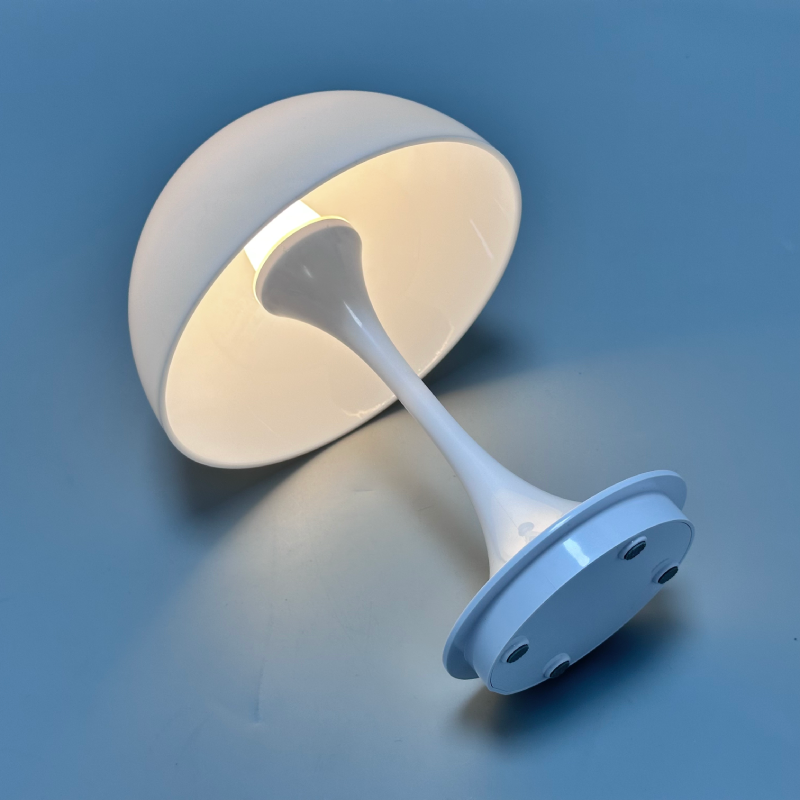 Mushroom LED Table Lamp | Wireless, Dimmable Aluminium Design