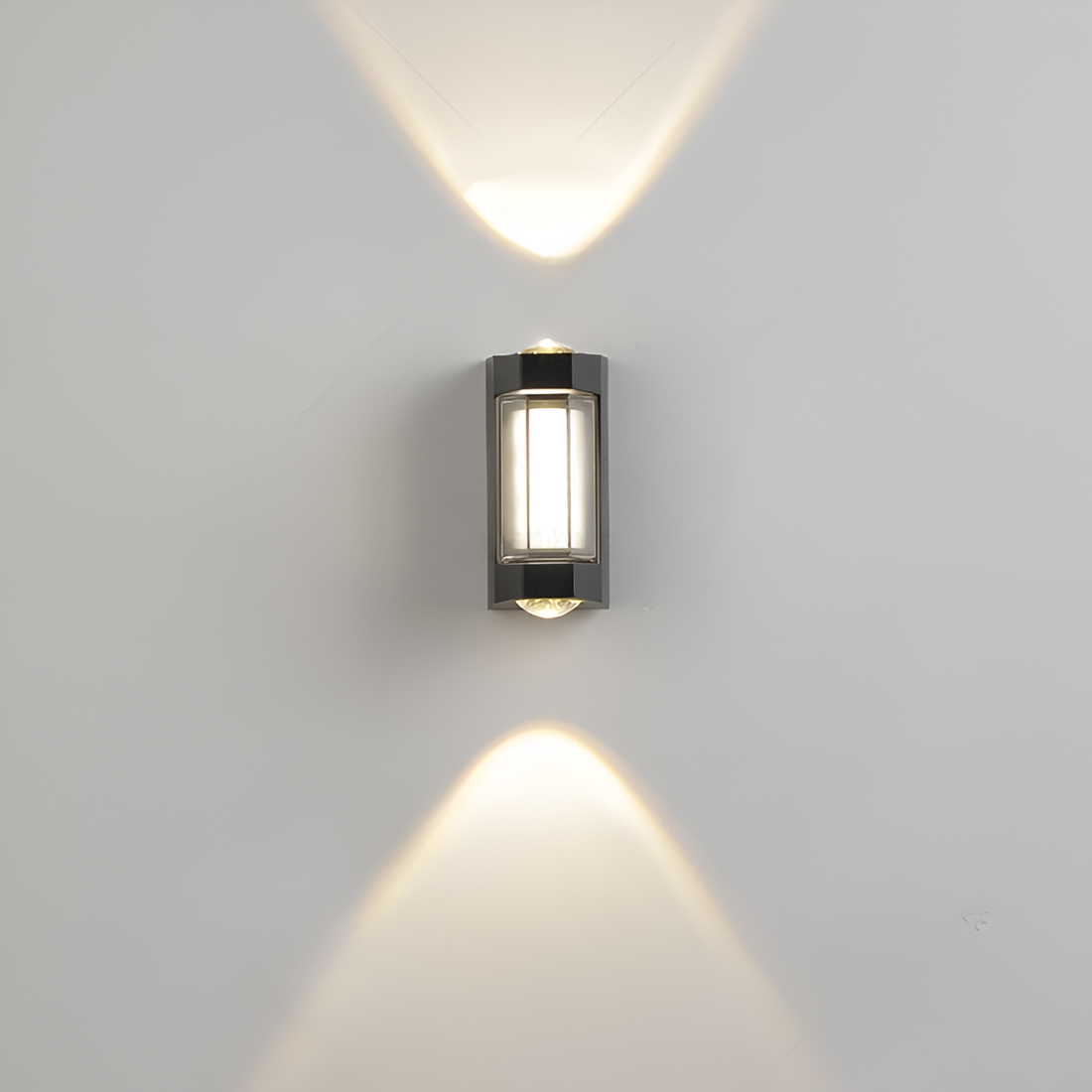 Outdoor Up Down Wall Light | Nordic Minimalist, 3000K Warm White