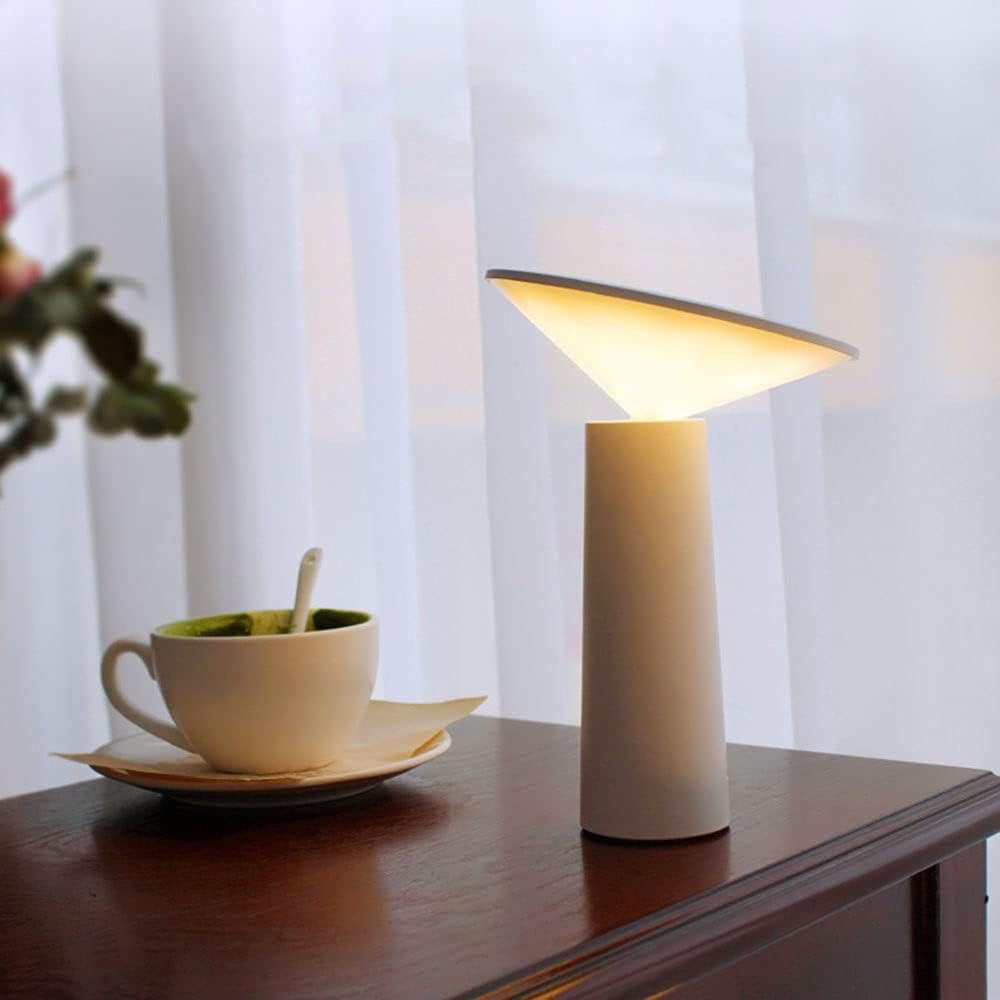 Wireless LED Table Lamp | 360° Adjustable, Dimmable, Rechargeable