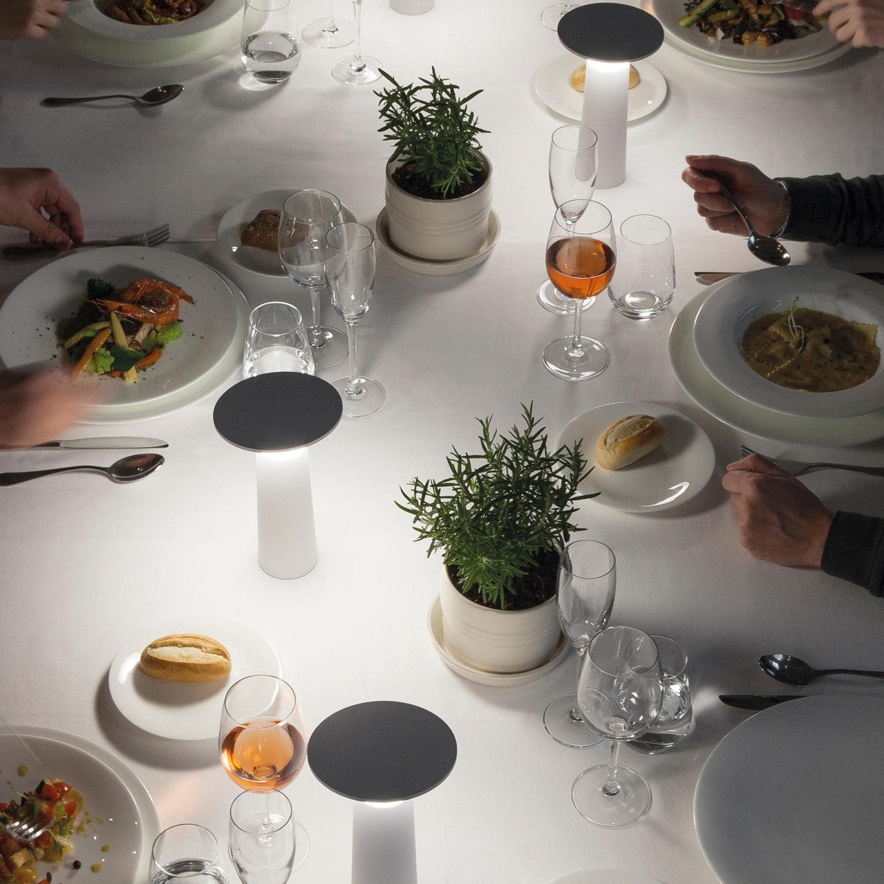 Wireless LED Table Lamp | 360° Adjustable, Dimmable, Rechargeable