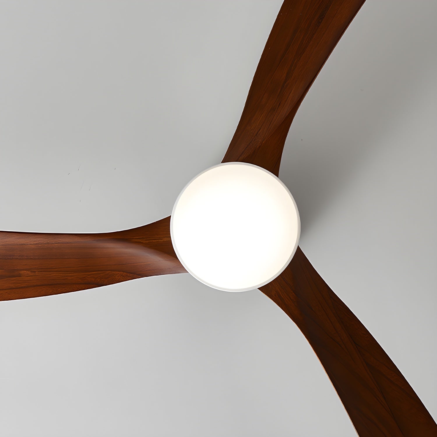 Timber Blade Ceiling Fan with LED Light | DC Motor, 3 Sizes