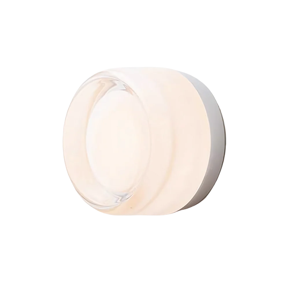 Dimple Glass Wall Sconce | Dusk-to-Dawn Sensor, 3000K Warm White