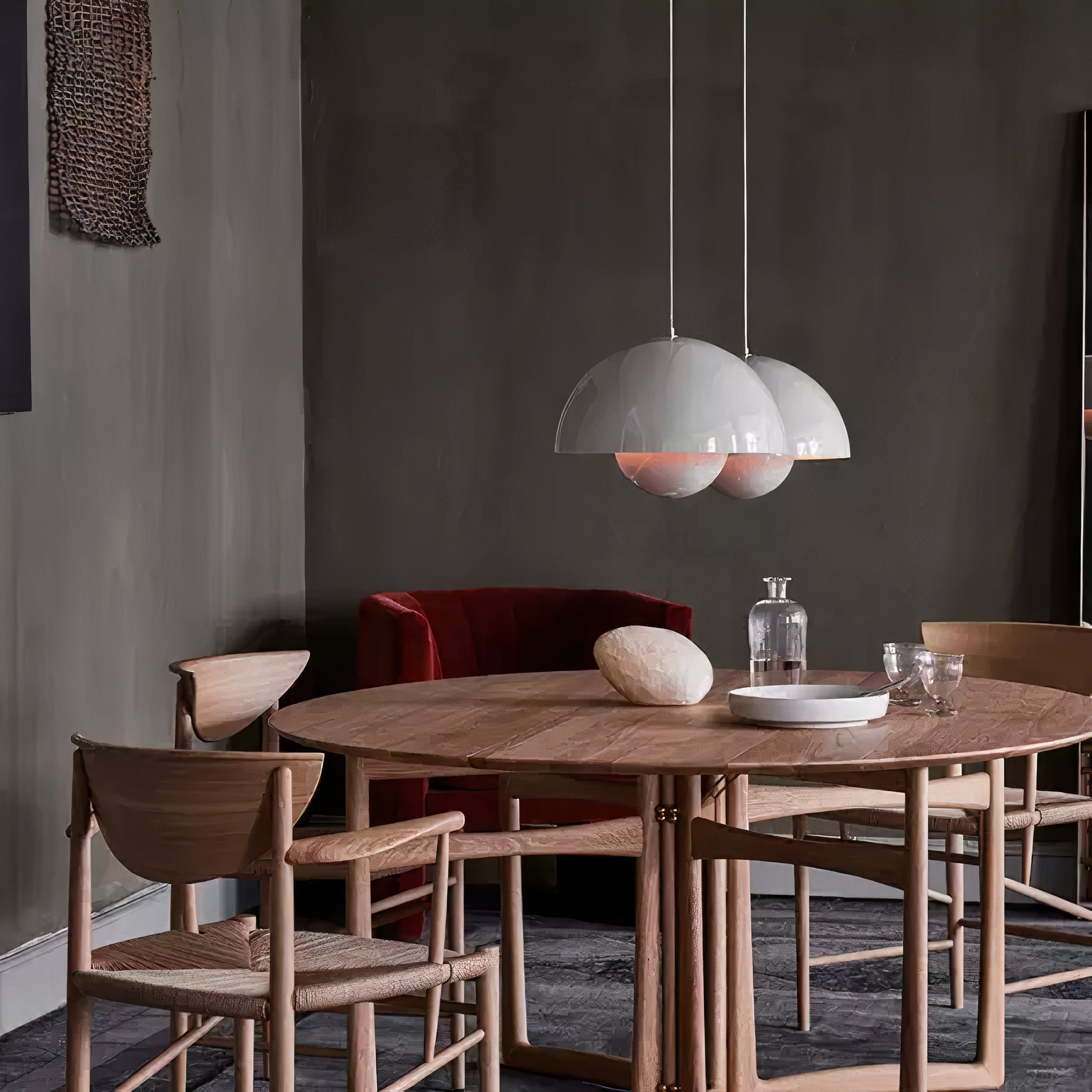 Coloured Pendant Light | Scandinavian LED, Dimmable Metal