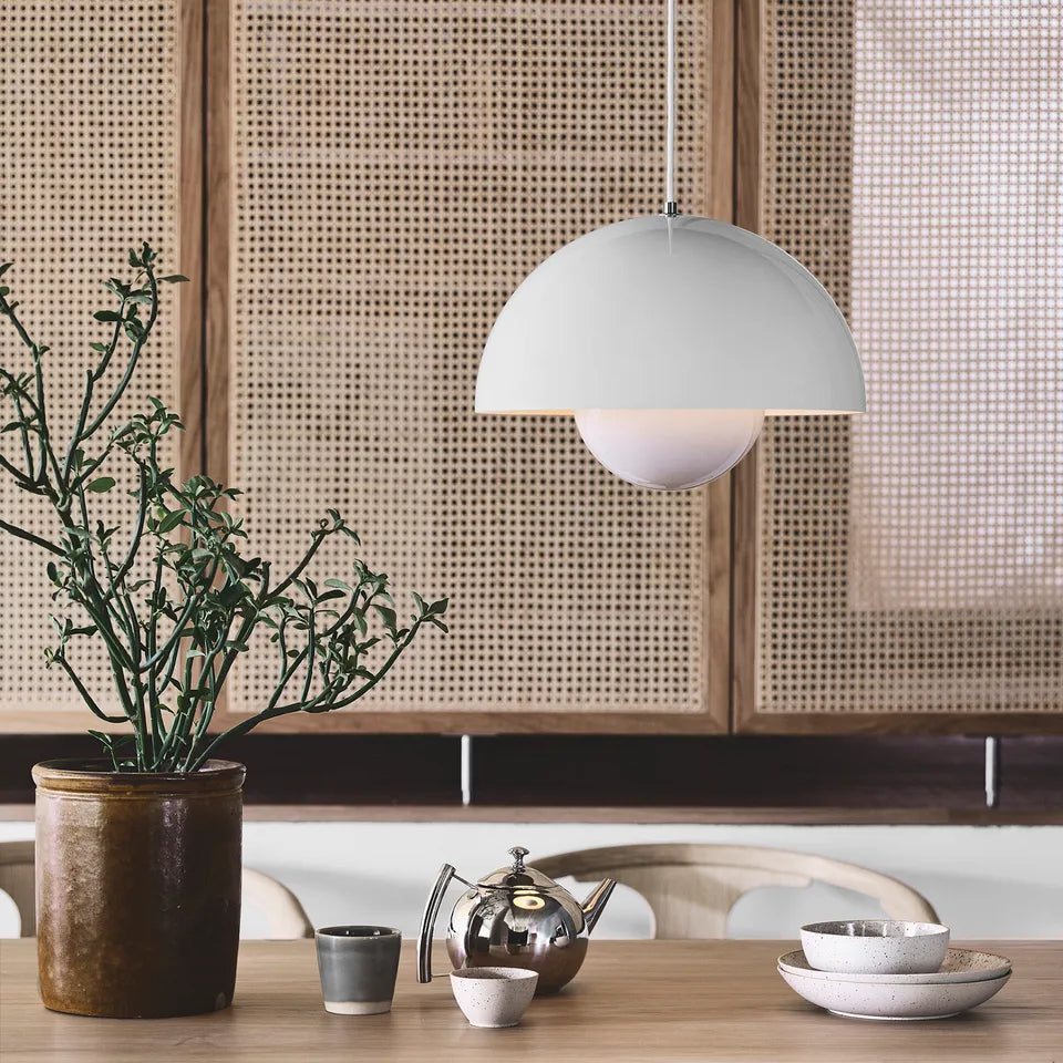 Coloured Pendant Light | Scandinavian LED, Dimmable Metal