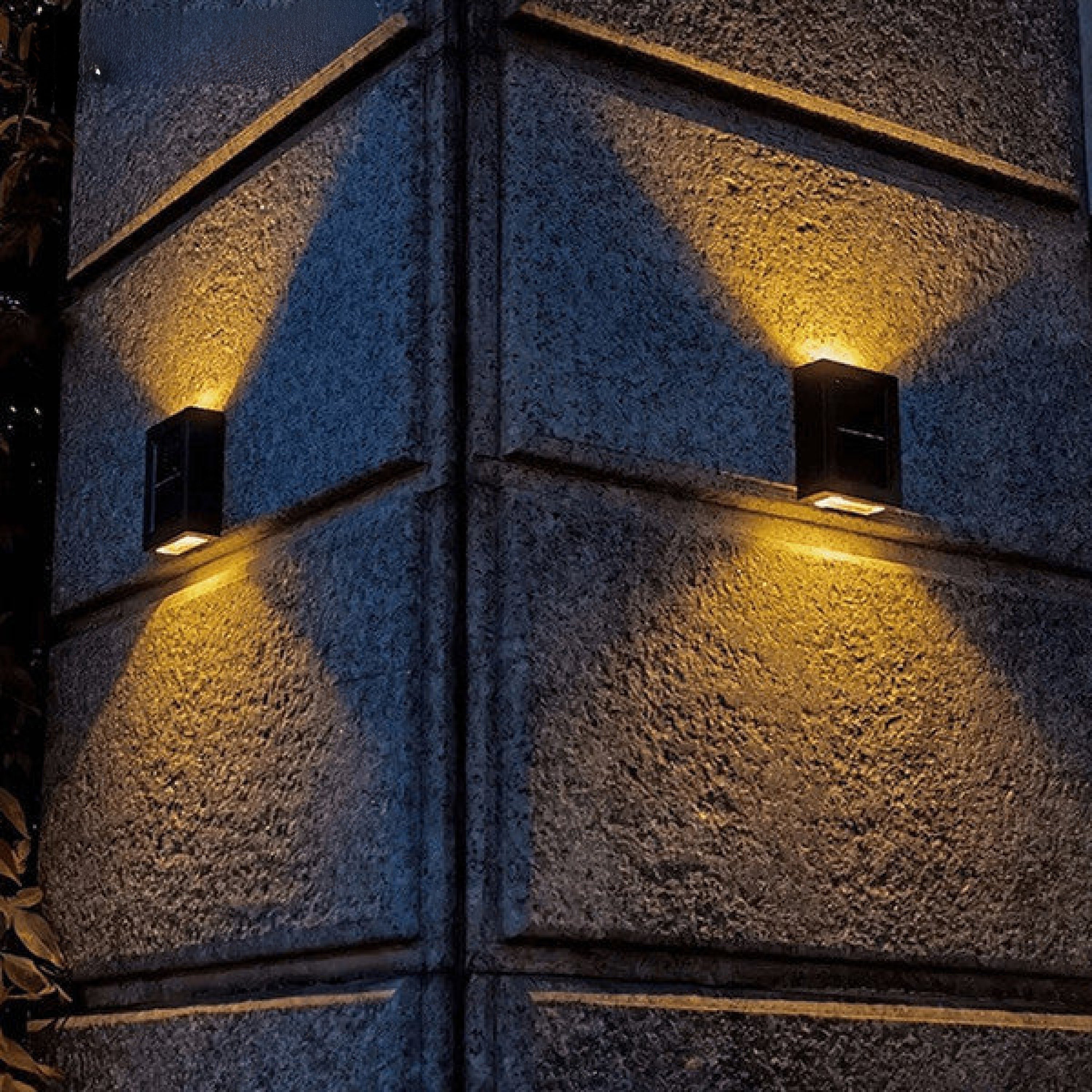 Solar Wall Sconce | Up & Down Light, IP65 Weatherproof