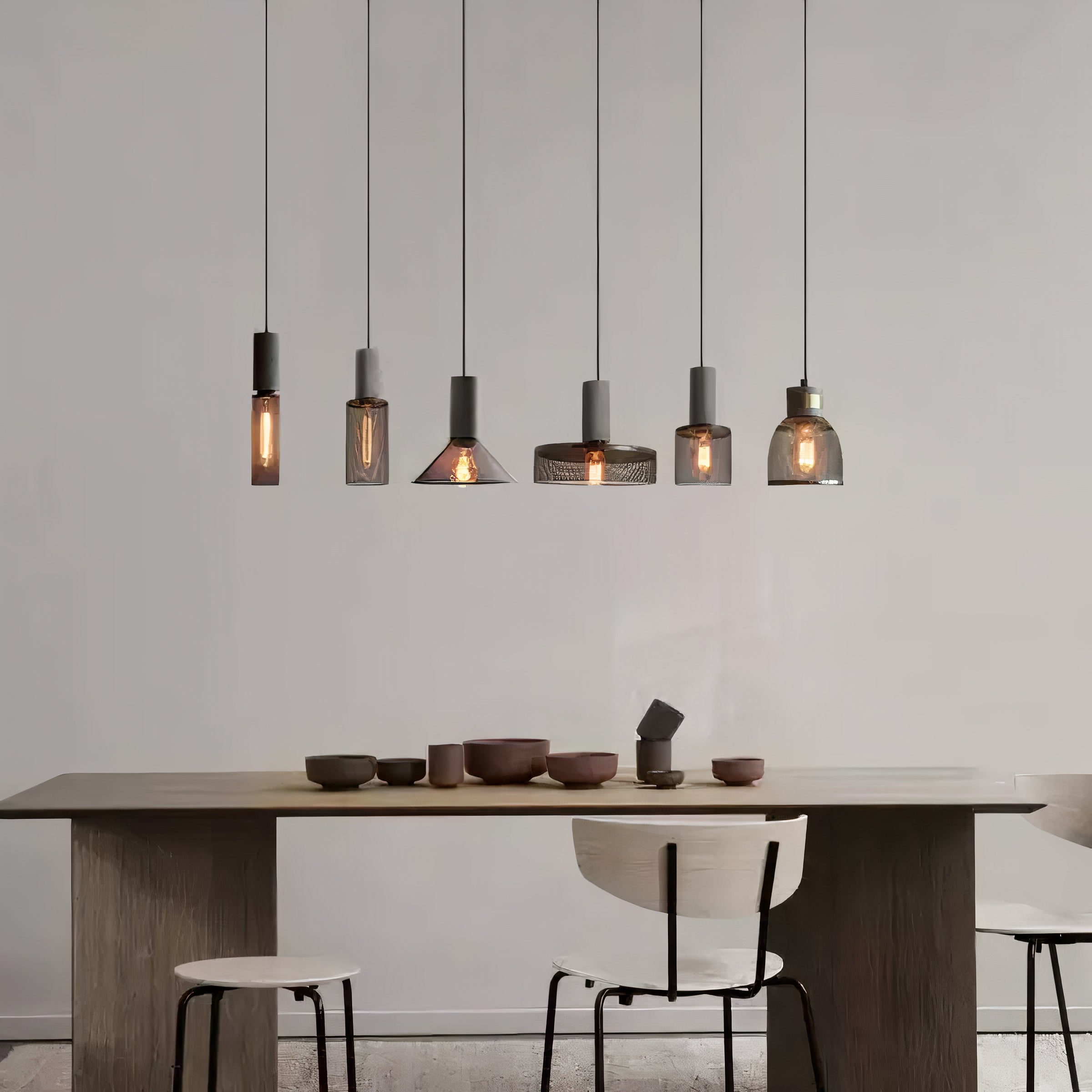 Concrete Mesh Pendant Light | Industrial Wire Cage, E27