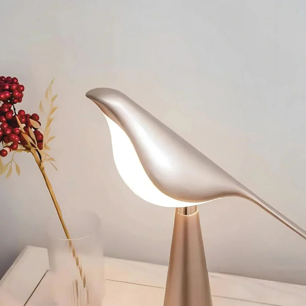 Bird Design LED Table Lamp | Dimmable, 3 Colour Temperatures
