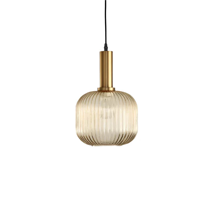 Retro Tinted Glass Pendant Light | Nordic Style, E27