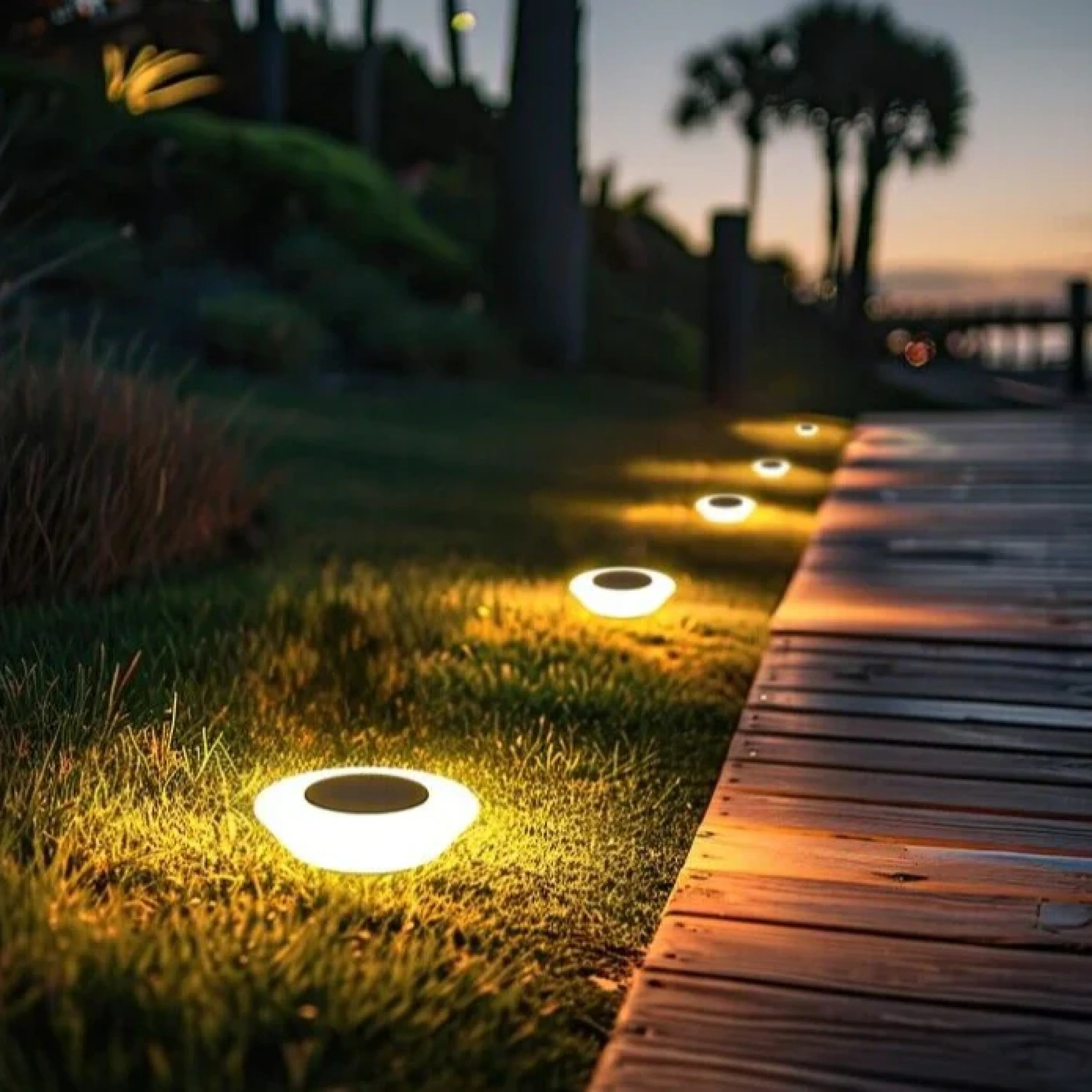 Solar Pathway Lights | Set of 2, IP65 Weatherproof