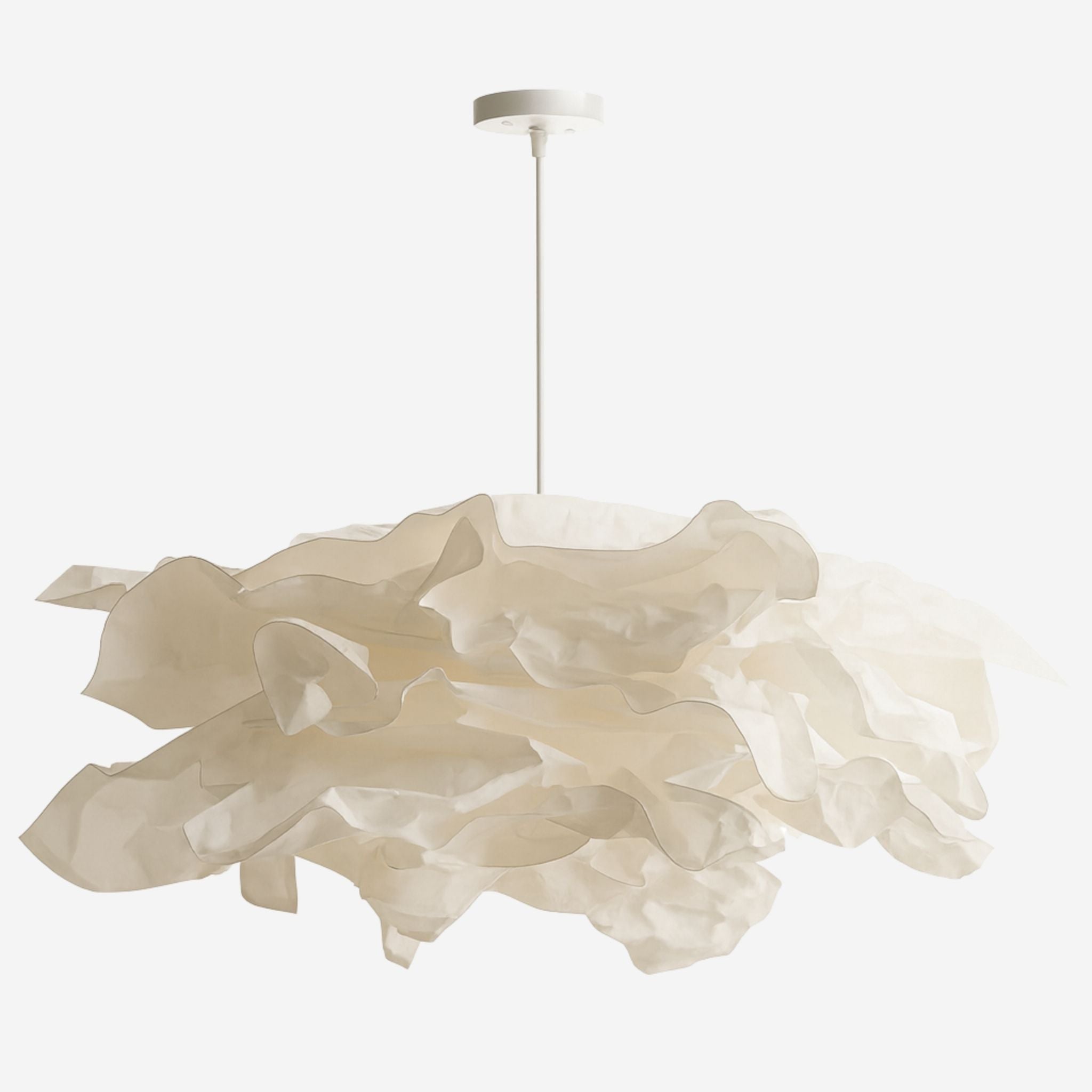 Cloudy Paper Pendant Light | Handformed Organic Shape, E27