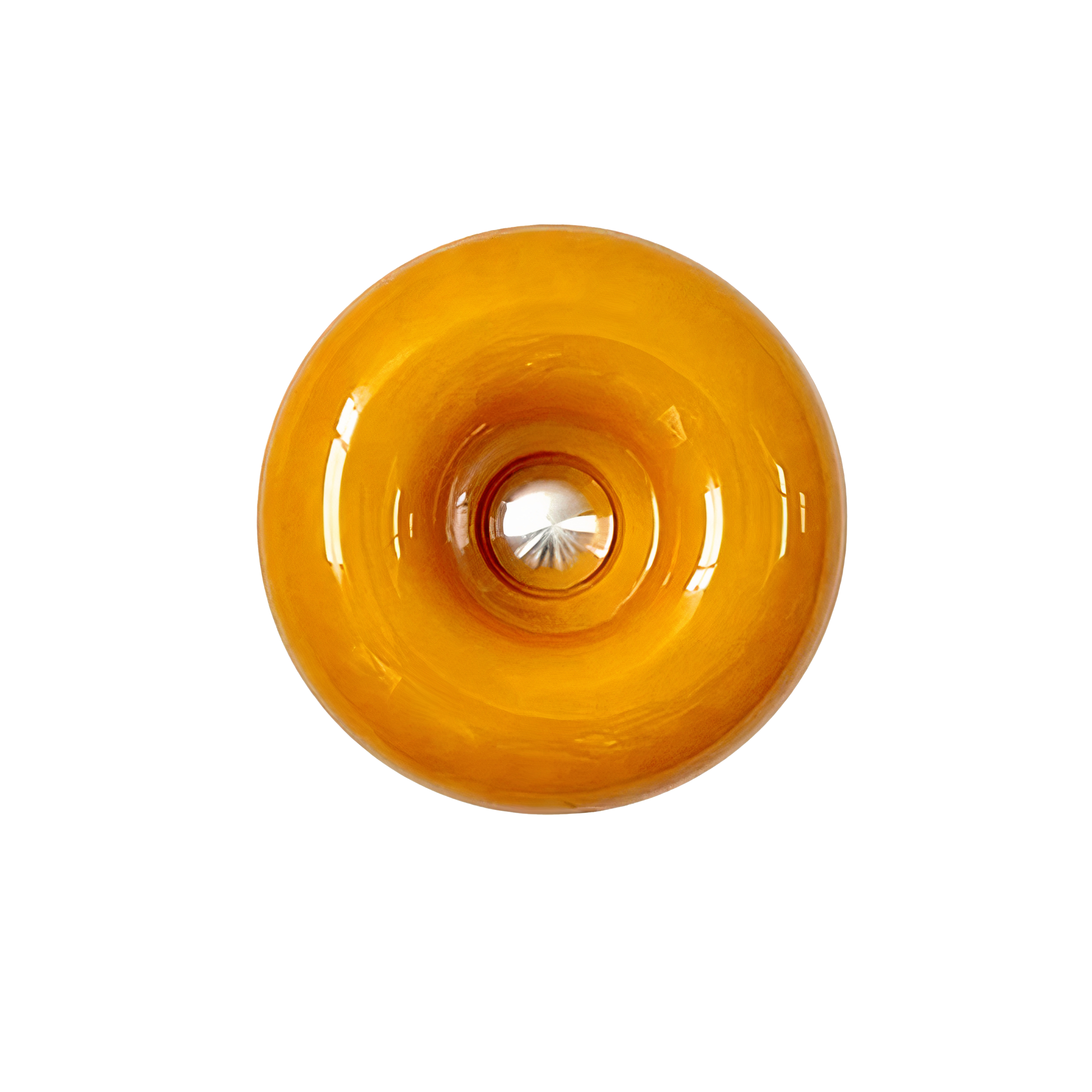 Bauhaus Glass Ring Table Lamp | Dimmable LED, Touch Control