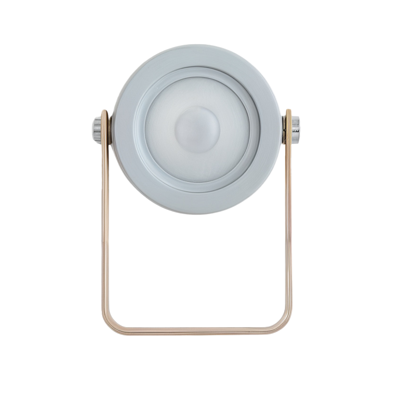 Wireless Dimmable Table Lamp | Wood and Black Metal, Rechargeable