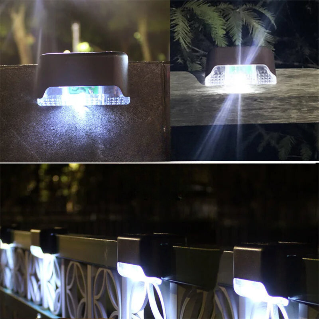 Solar Garden Wall Lights | Set of 5, IP65 Weatherproof