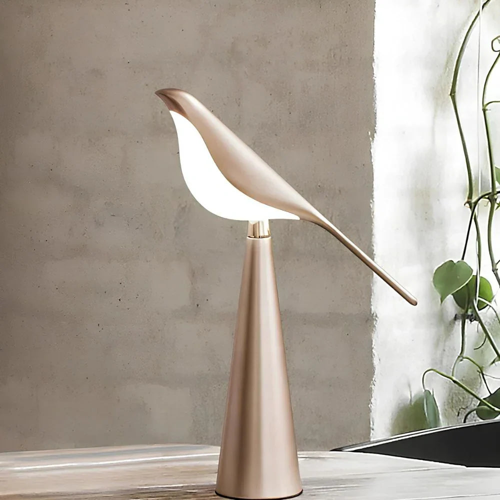 Bird Design LED Table Lamp | Dimmable, 3 Colour Temperatures