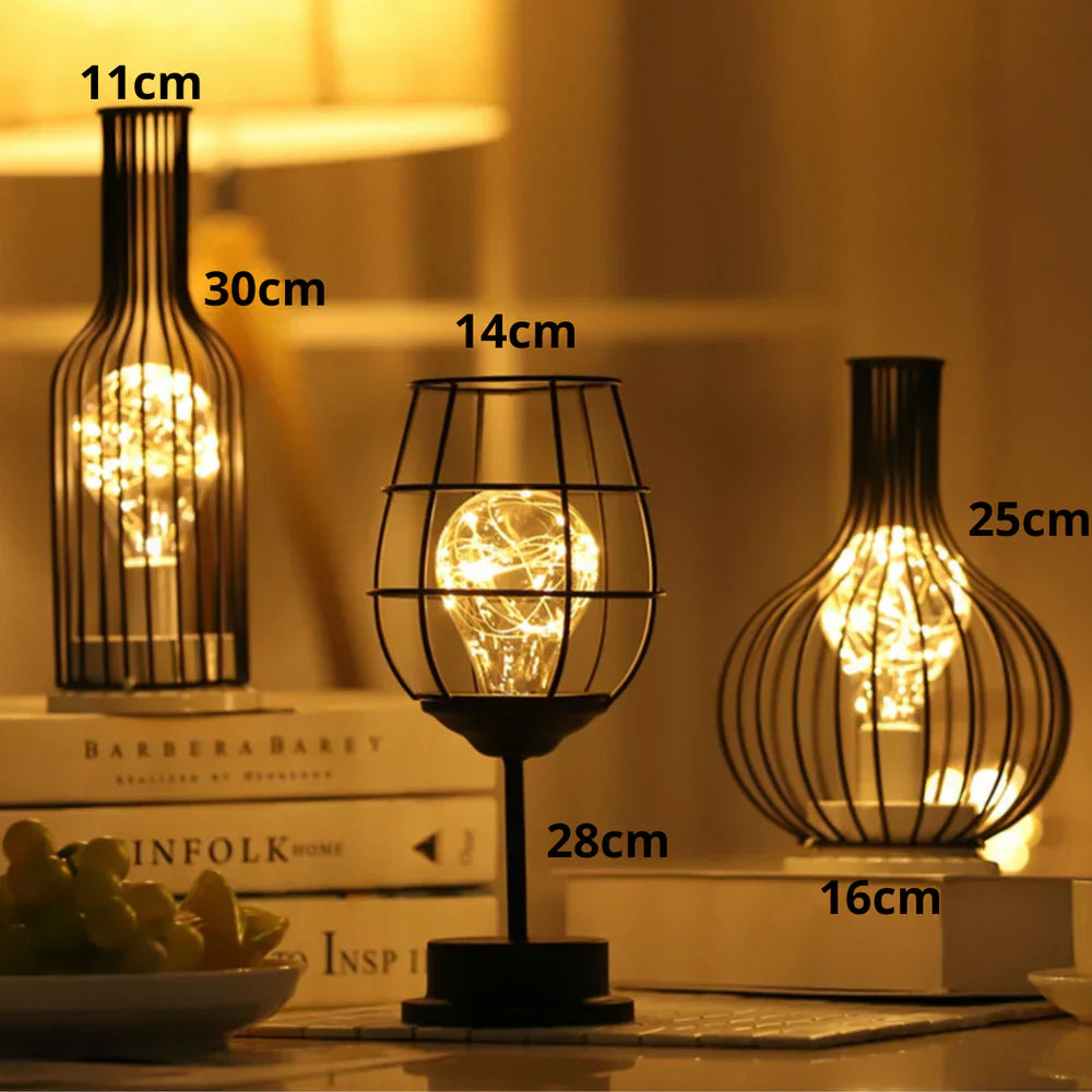 Wireless LED Table Lamp | Scandinavian Style, Dimmable