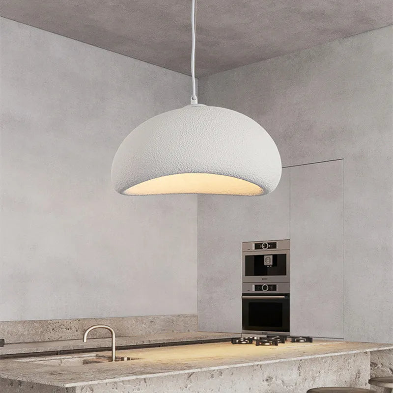 Wabi Sabi Fiberglass Pendant Light | Japandi Style, 7 Sizes