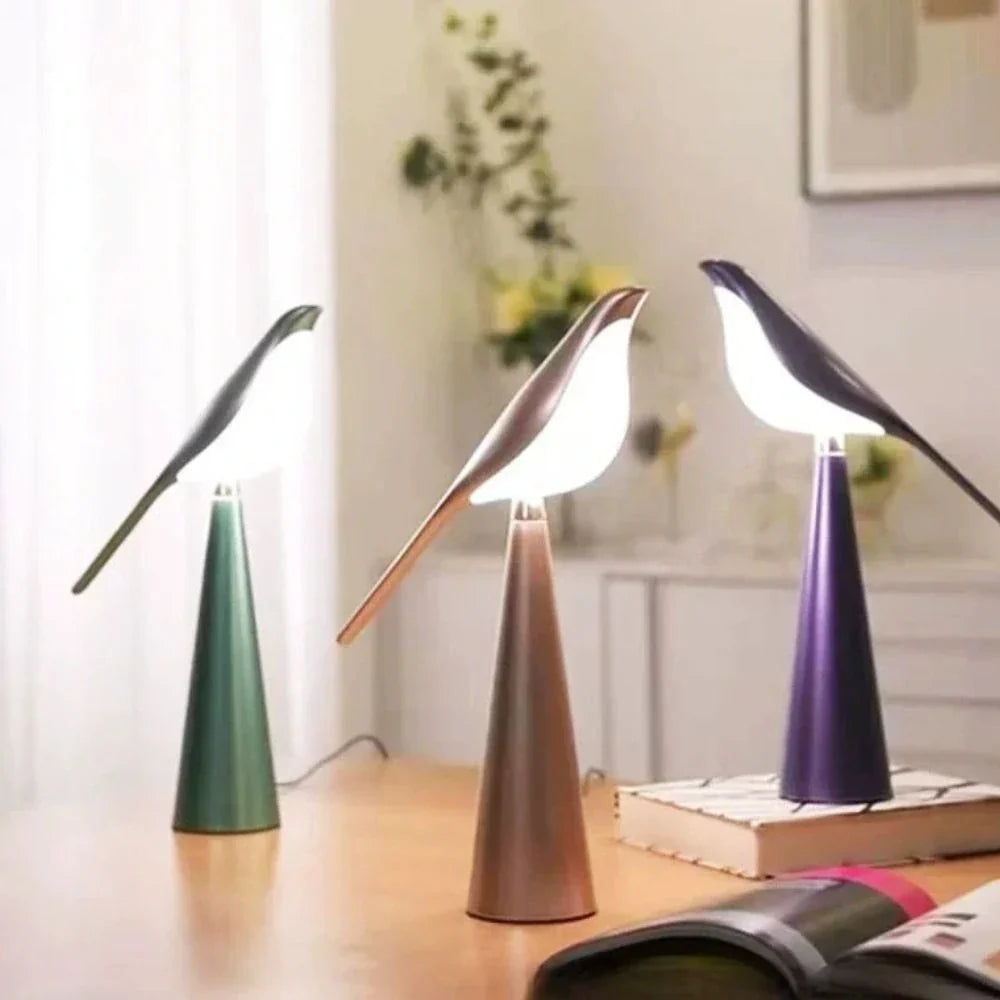 Bird Design LED Table Lamp | Dimmable, 3 Colour Temperatures