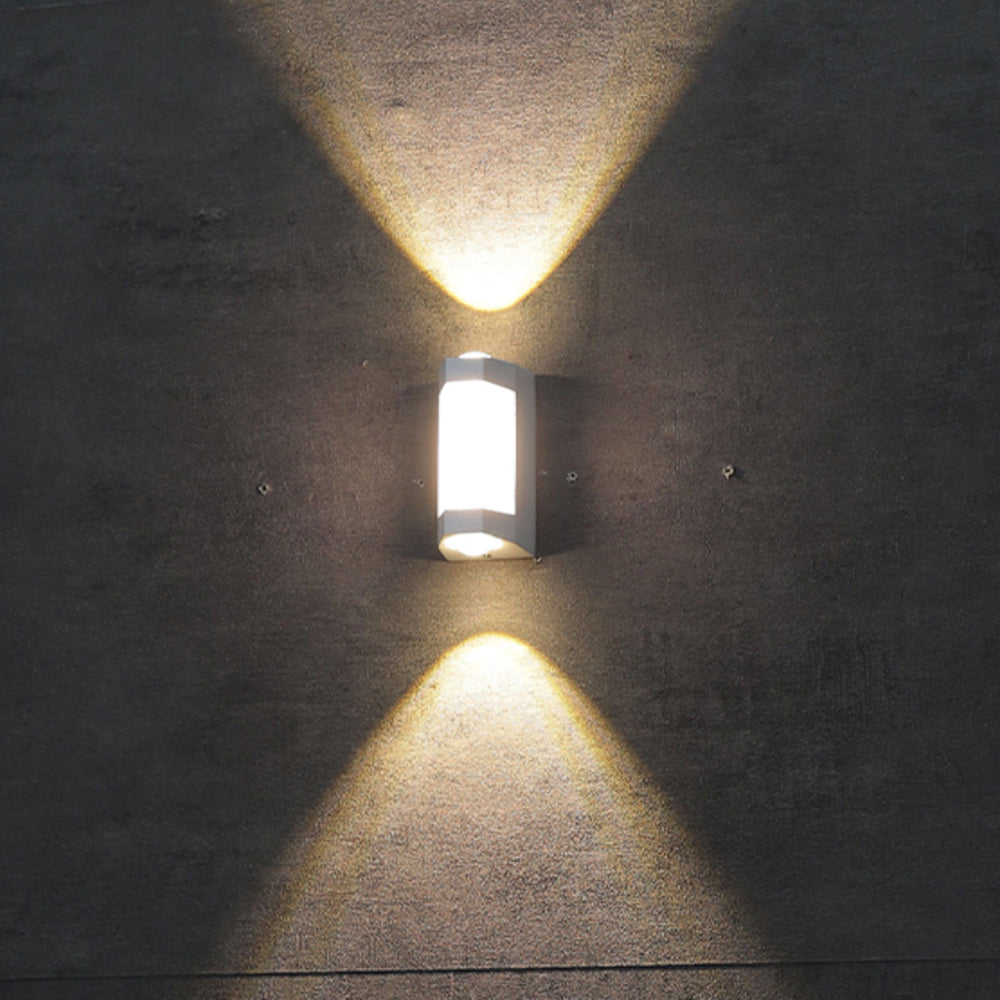 Outdoor Up Down Wall Light | Nordic Minimalist, 3000K Warm White