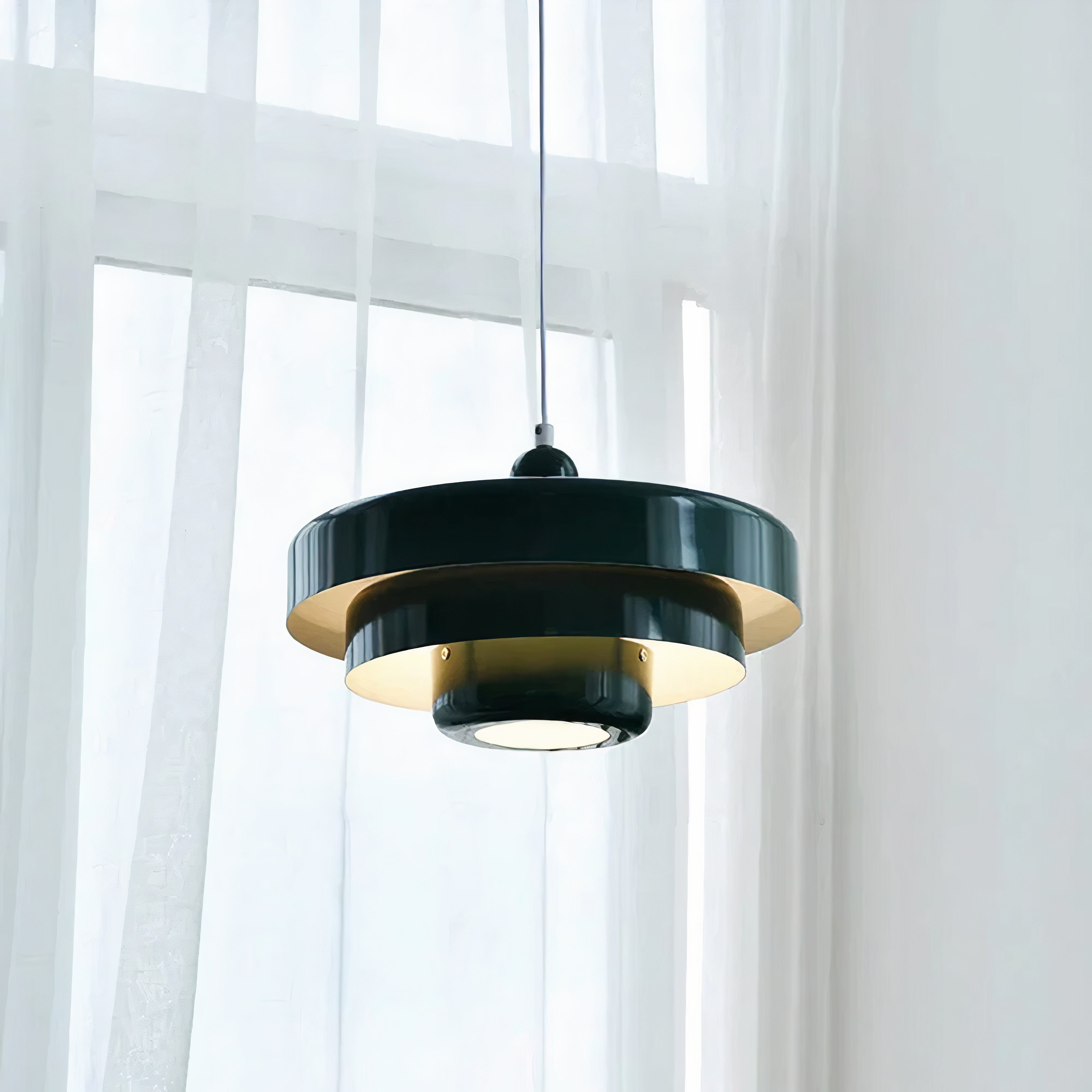 Round Metal Ceiling Light | Scandinavian Style, E27
