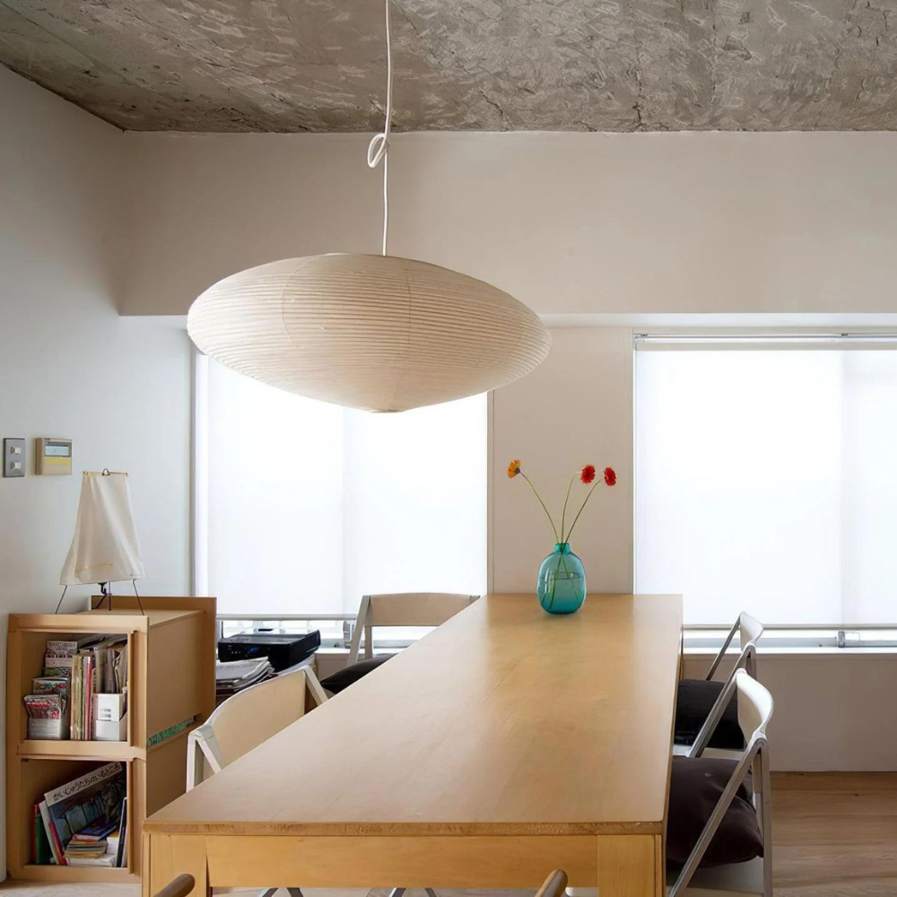 Mist Shard Paper Pendant Light | Japandi Style, Mulberry Paper