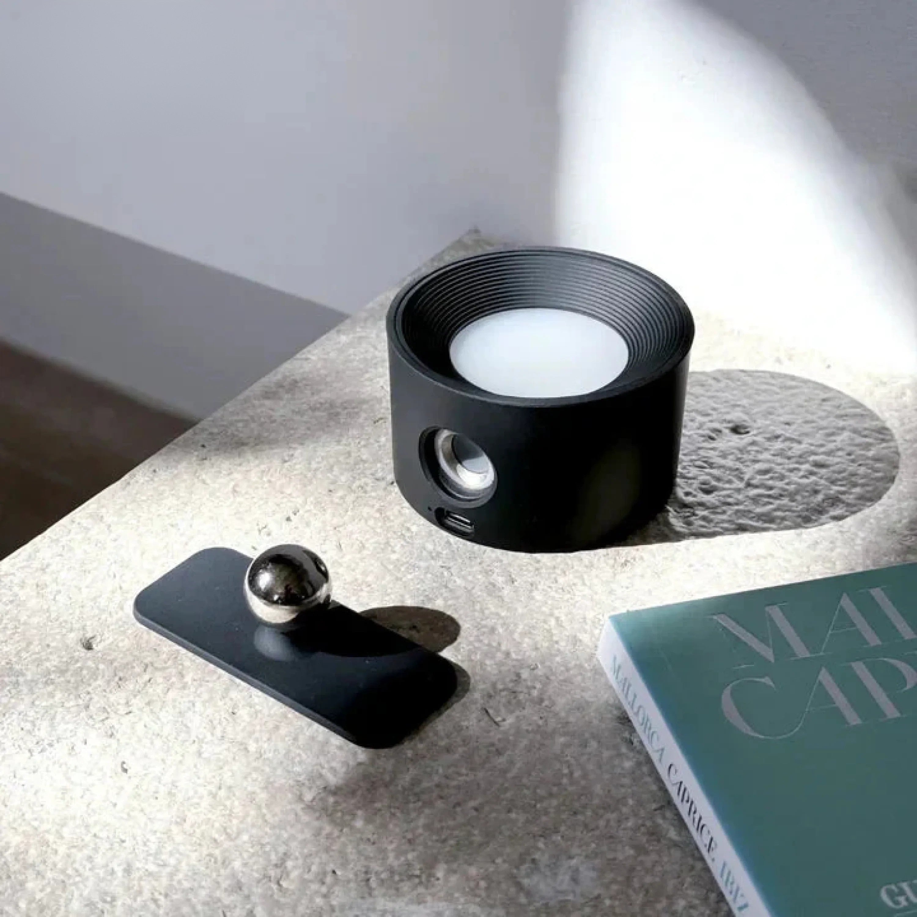 Rechargeable LED Wall Sconce | Wireless, Dimmable, 360° Rotatable