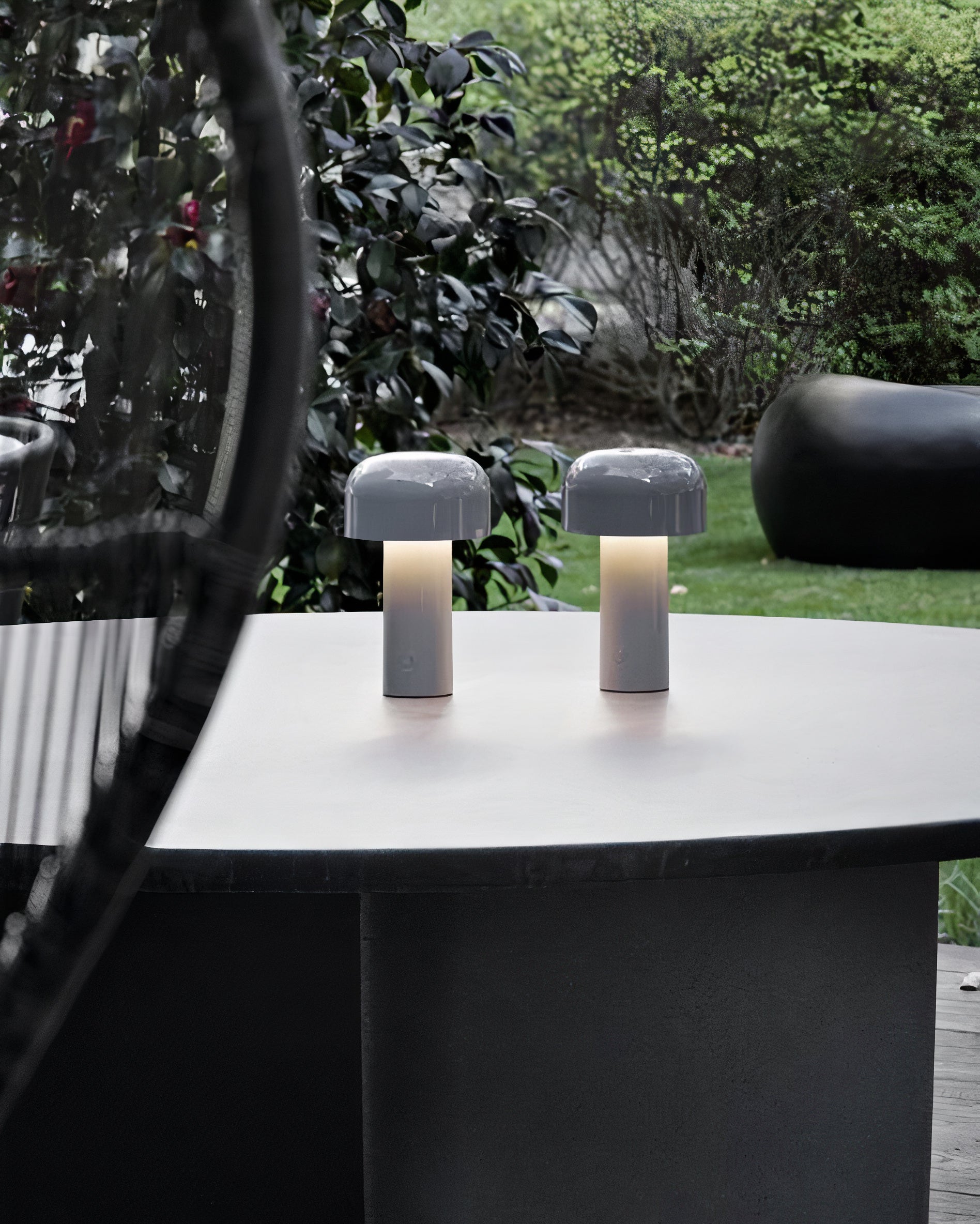 Mushroom Table Lamp | Wireless, Touch Dimmable, IP65
