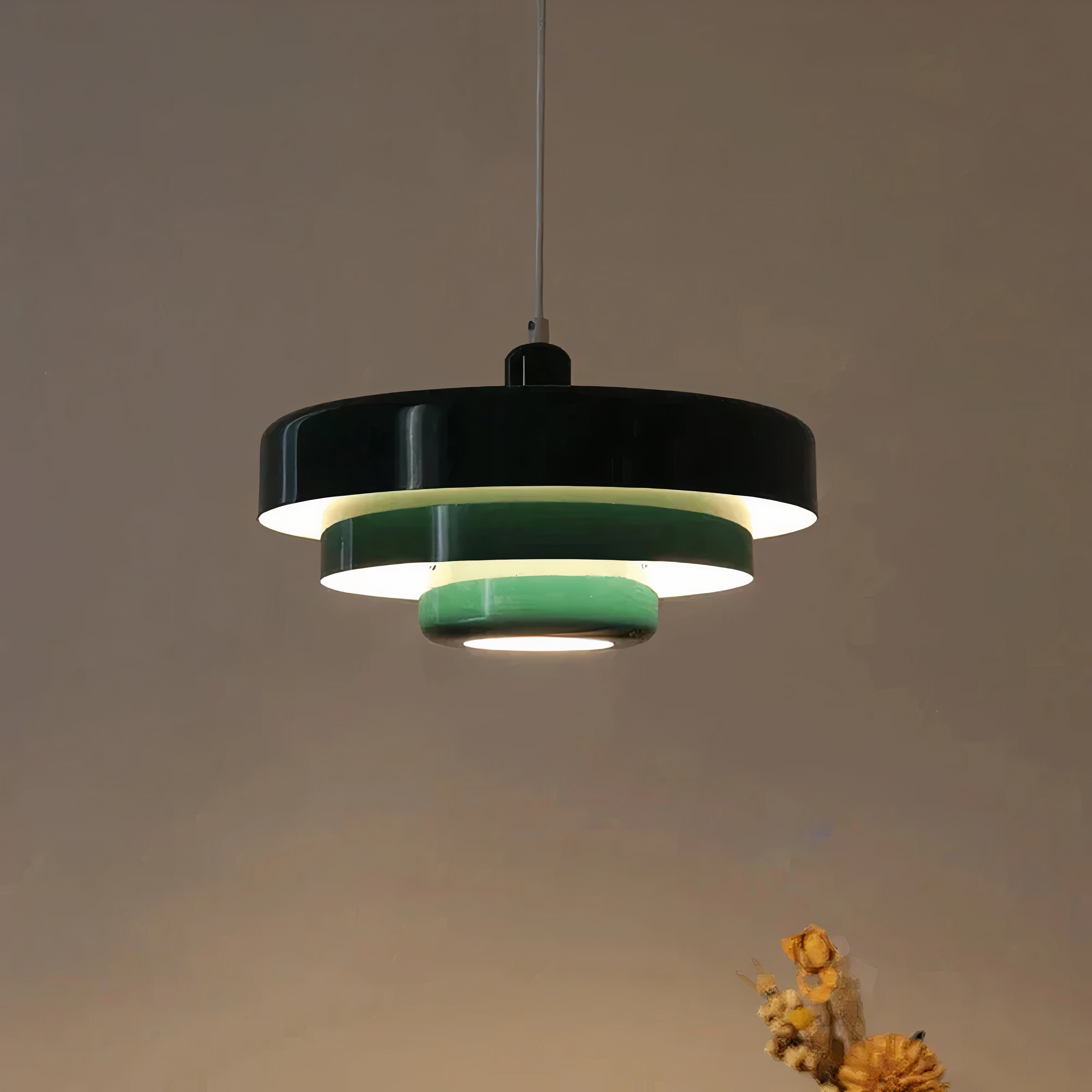 Round Metal Ceiling Light | Scandinavian Style, E27