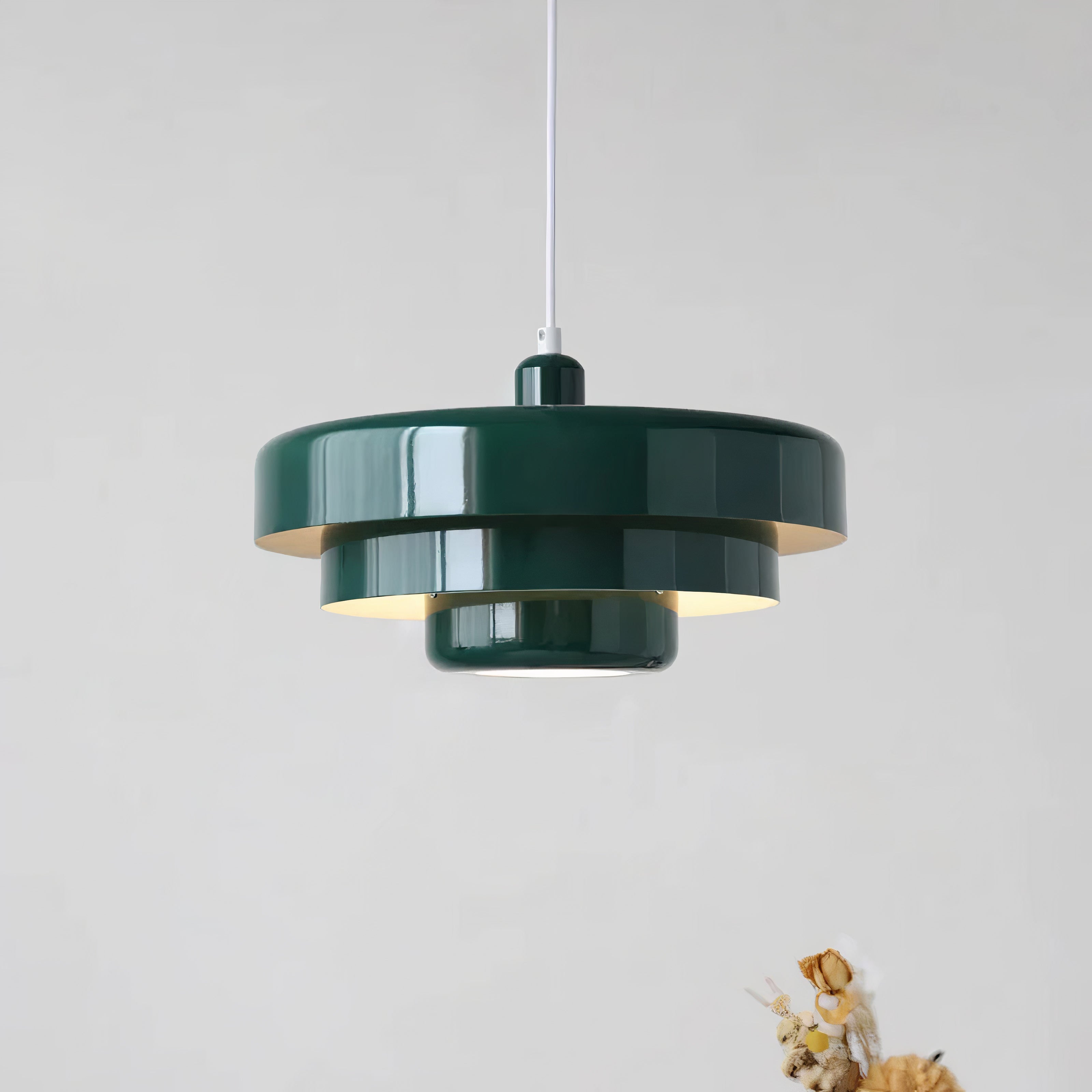 Round Metal Ceiling Light | Scandinavian Style, E27