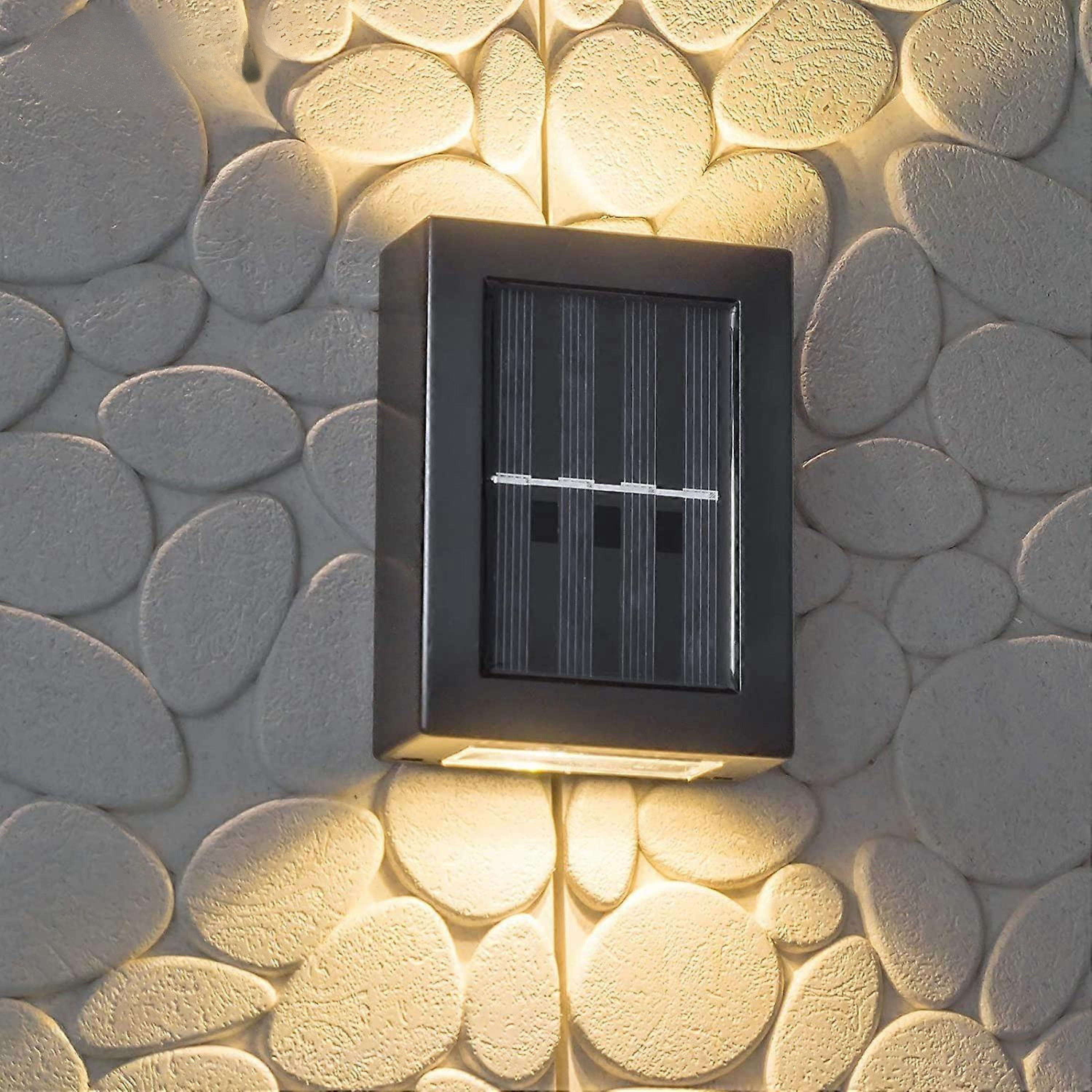Solar Wall Sconce | Up & Down Light, IP65 Weatherproof