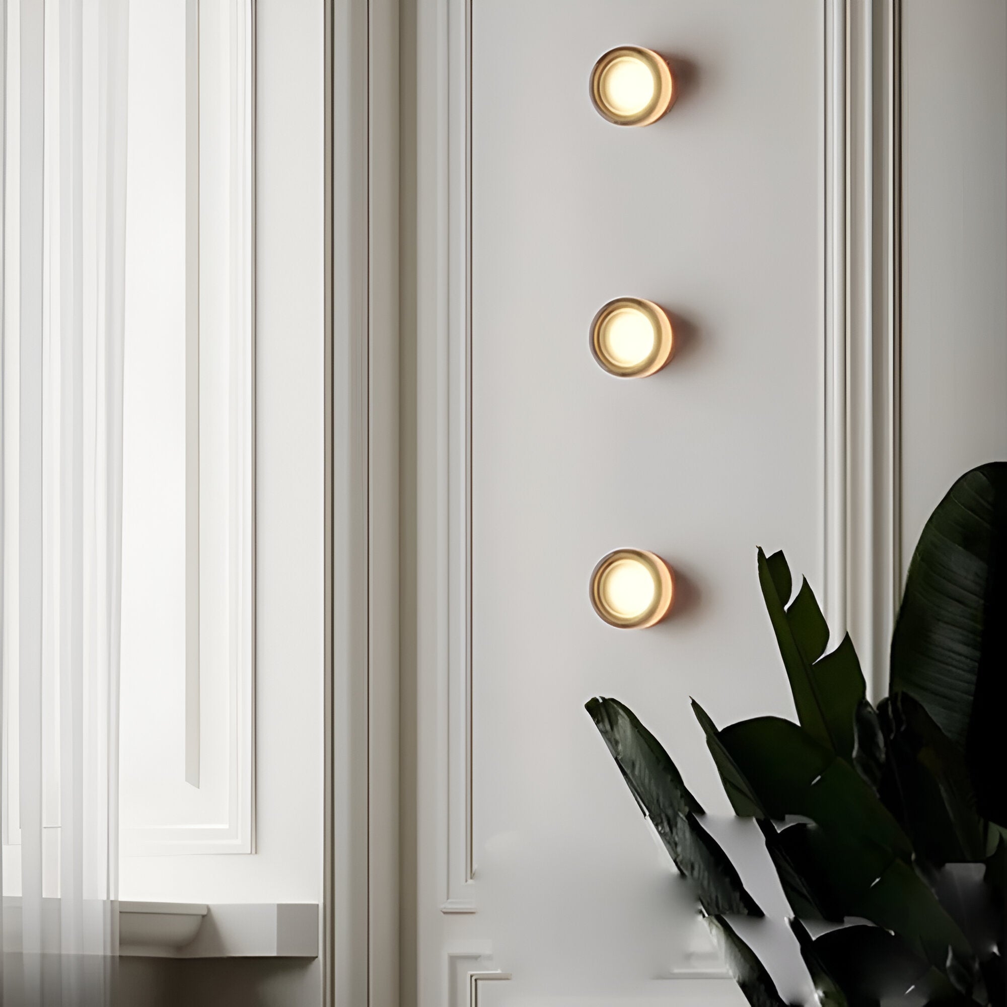 Dimple Glass Wall Sconce | Dusk-to-Dawn Sensor, 3000K Warm White