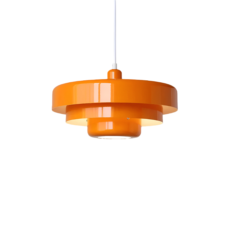 Round Metal Ceiling Light | Scandinavian Style, E27