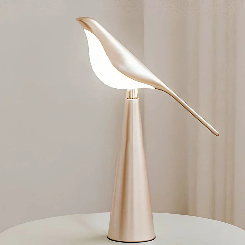 Bird Design LED Table Lamp | Dimmable, 3 Colour Temperatures