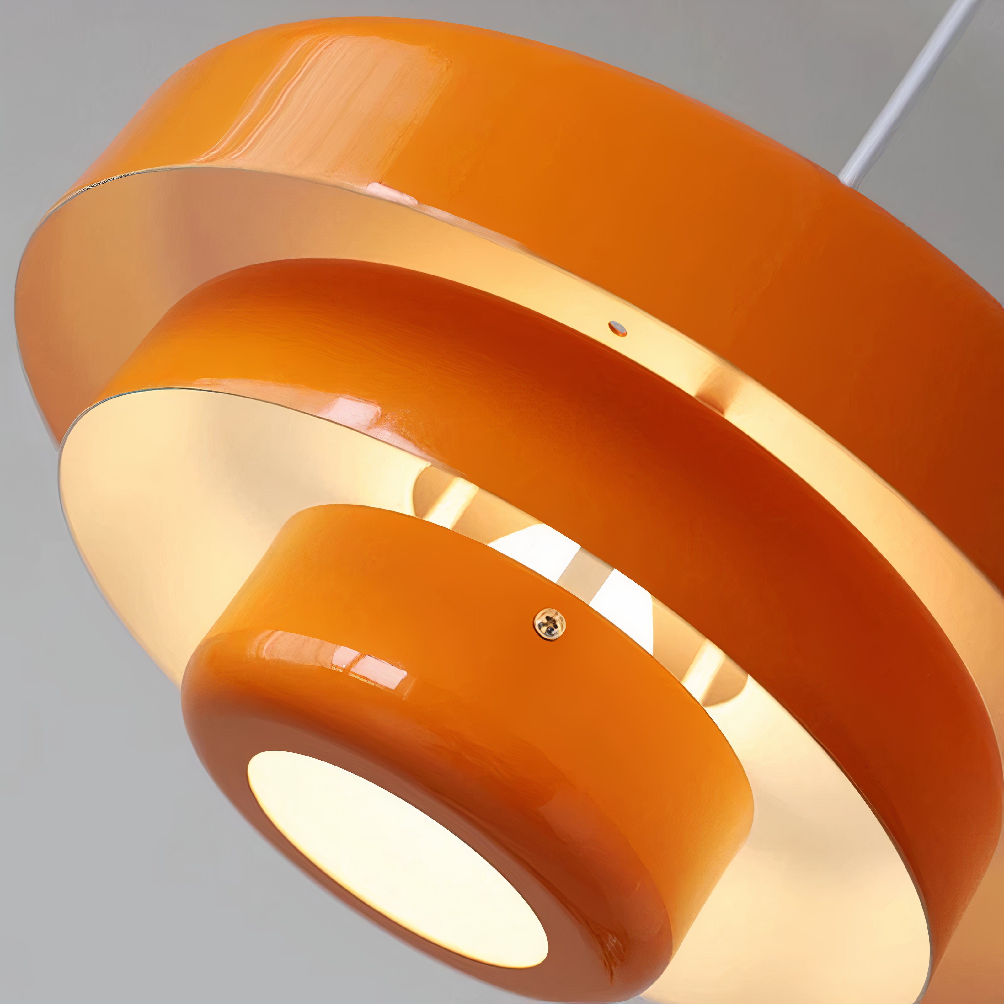 Round Metal Ceiling Light | Scandinavian Style, E27