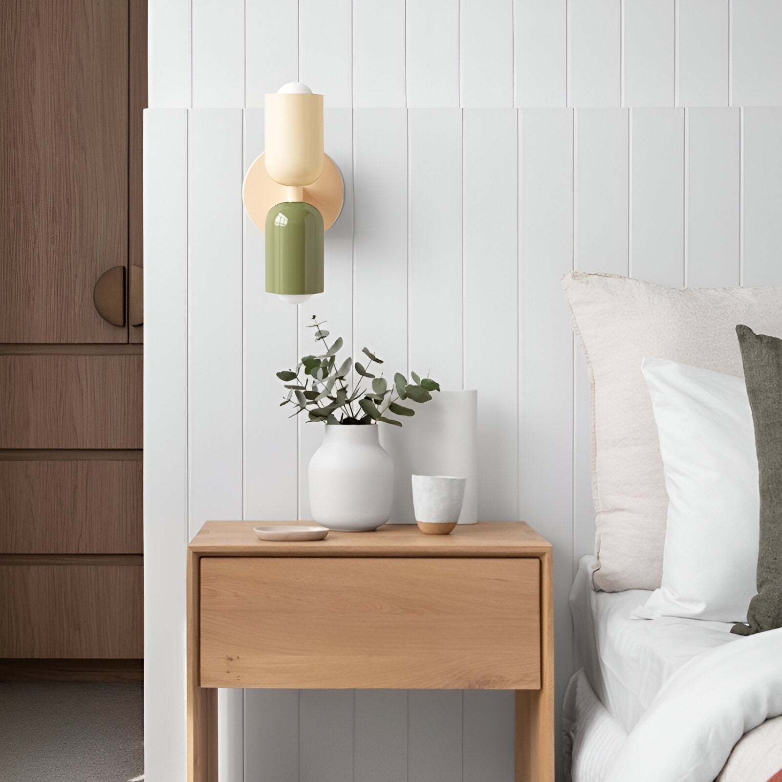 Double Head Iron Wall Sconce | Nordic Style, Up-Down Light
