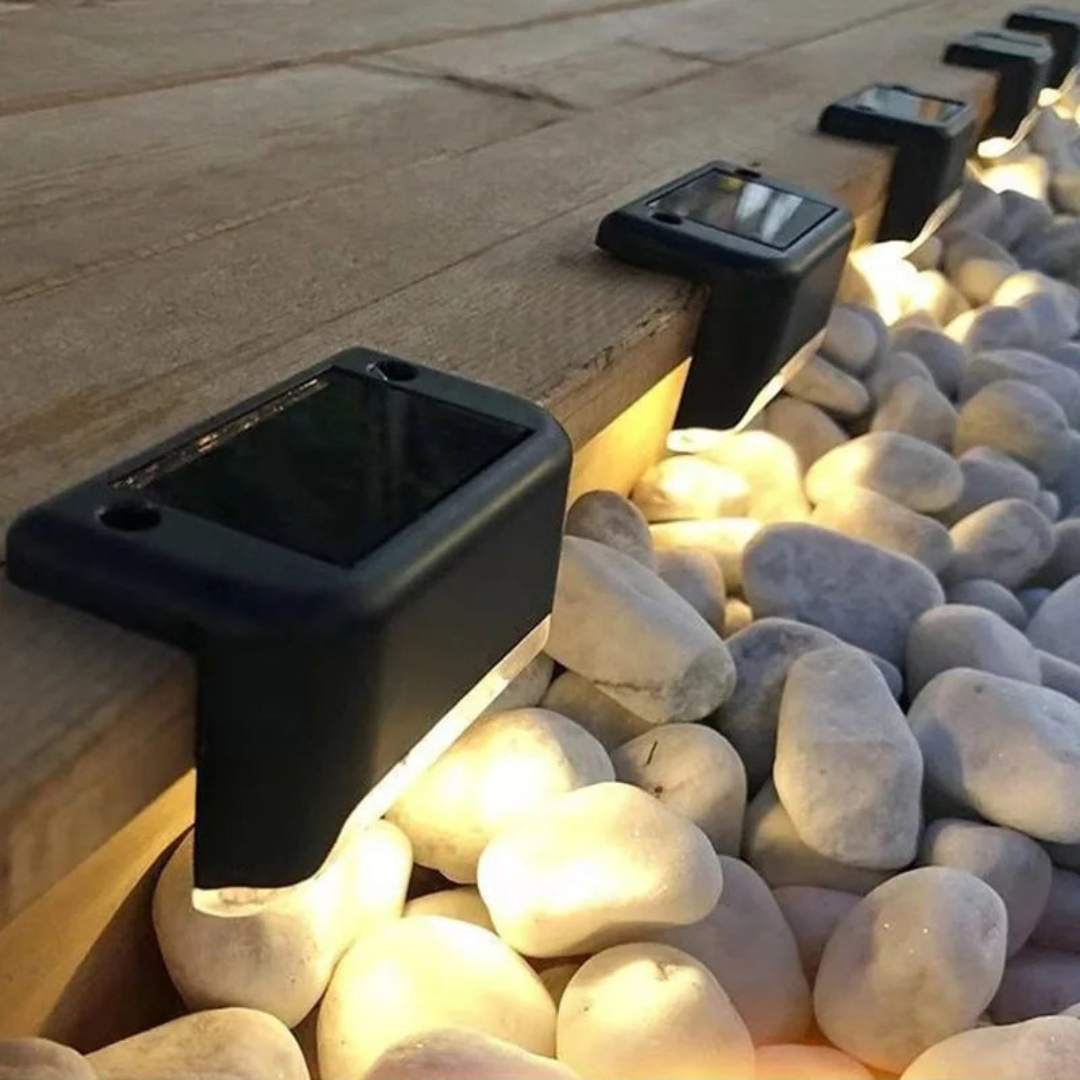 Solar Garden Wall Lights | Set of 5, IP65 Weatherproof