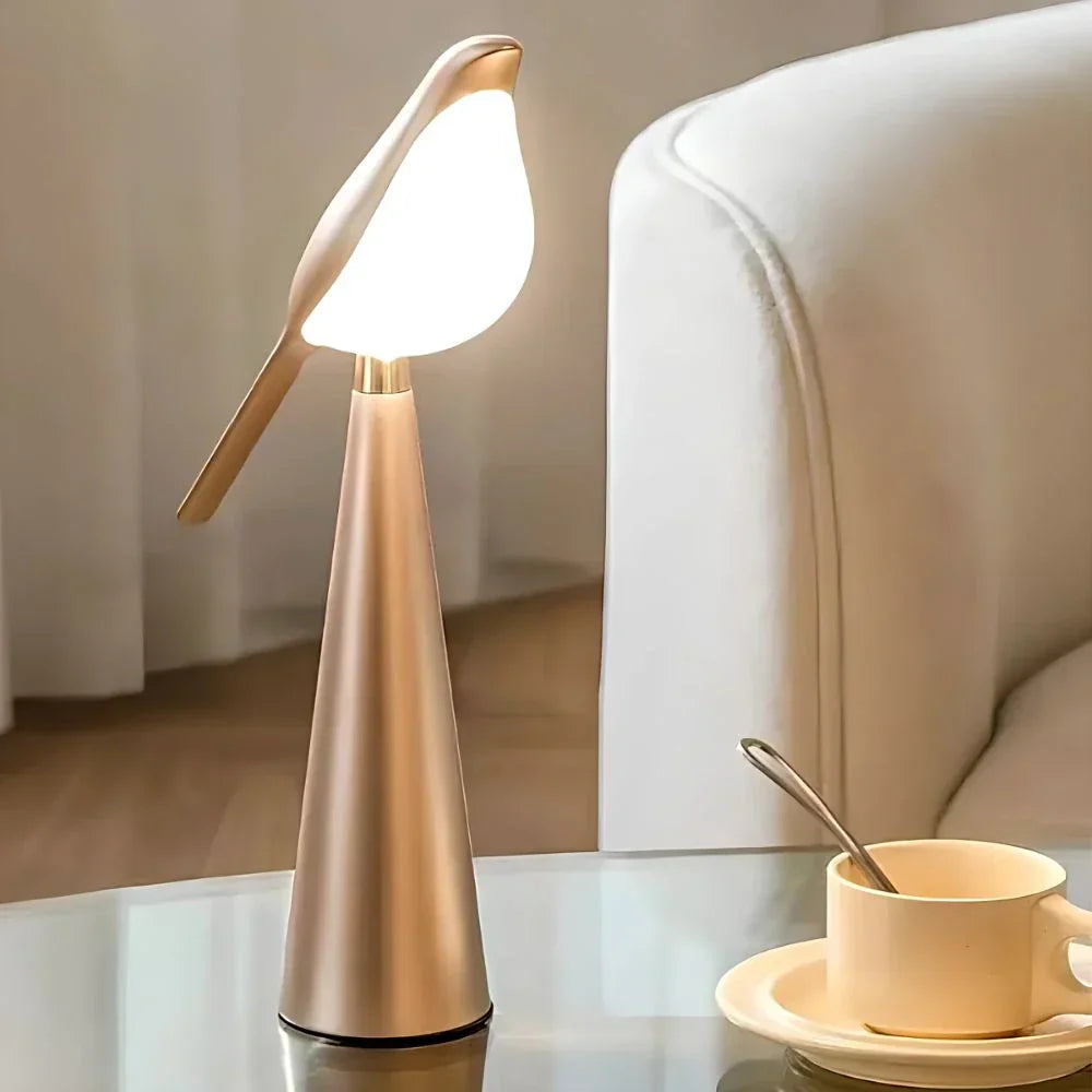 Bird Design LED Table Lamp | Dimmable, 3 Colour Temperatures