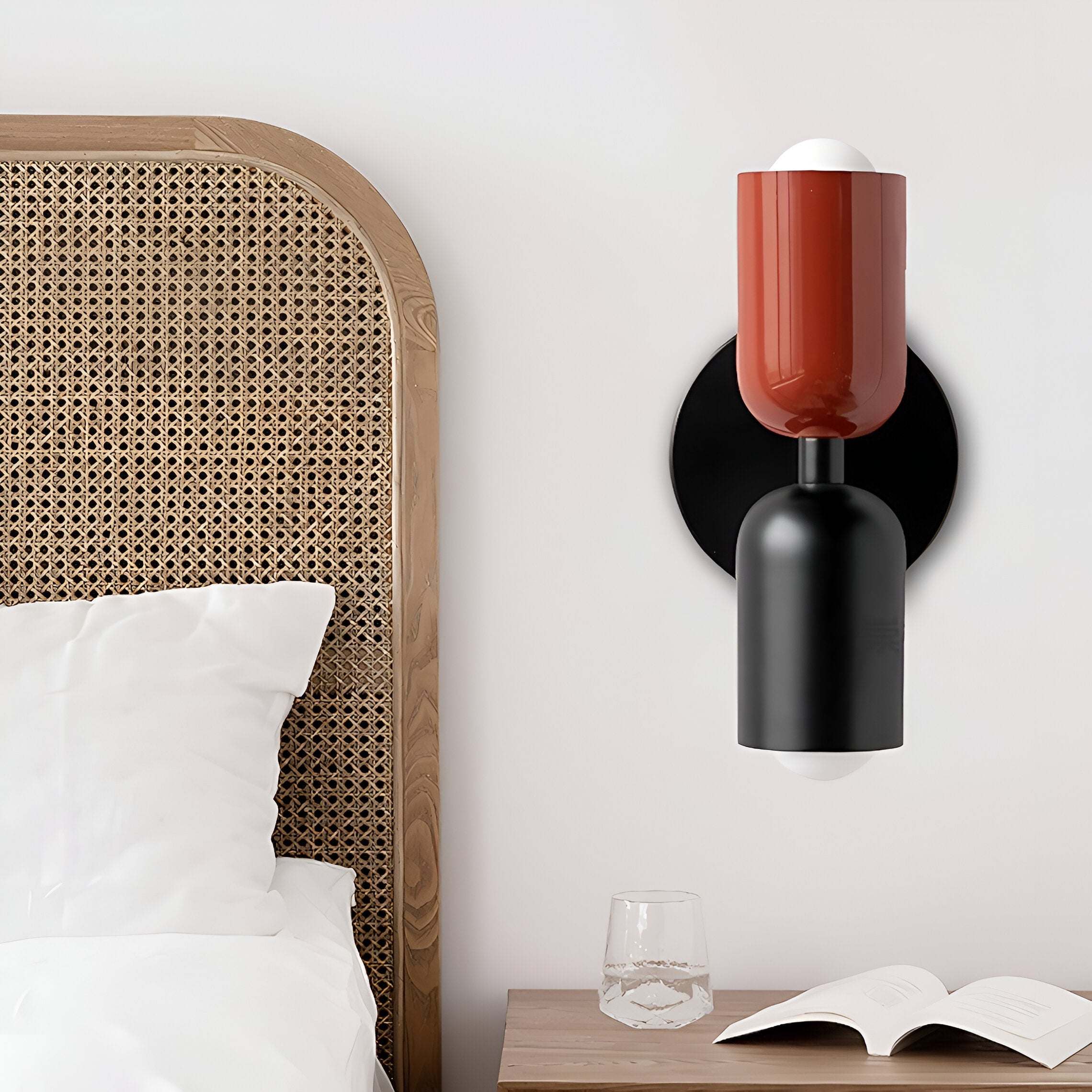Double Head Iron Wall Sconce | Nordic Style, Up-Down Light